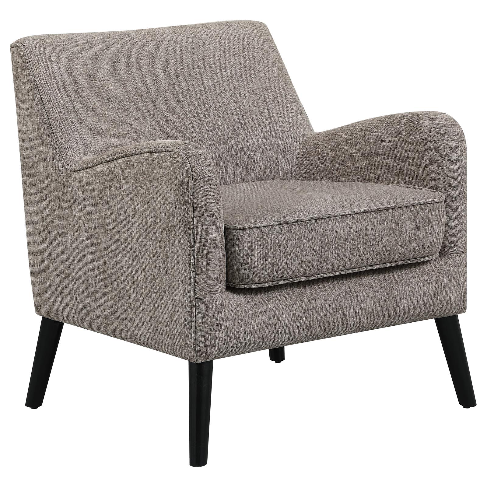 Charlie Fabric Accent Chair with Reversible Seat Cushion