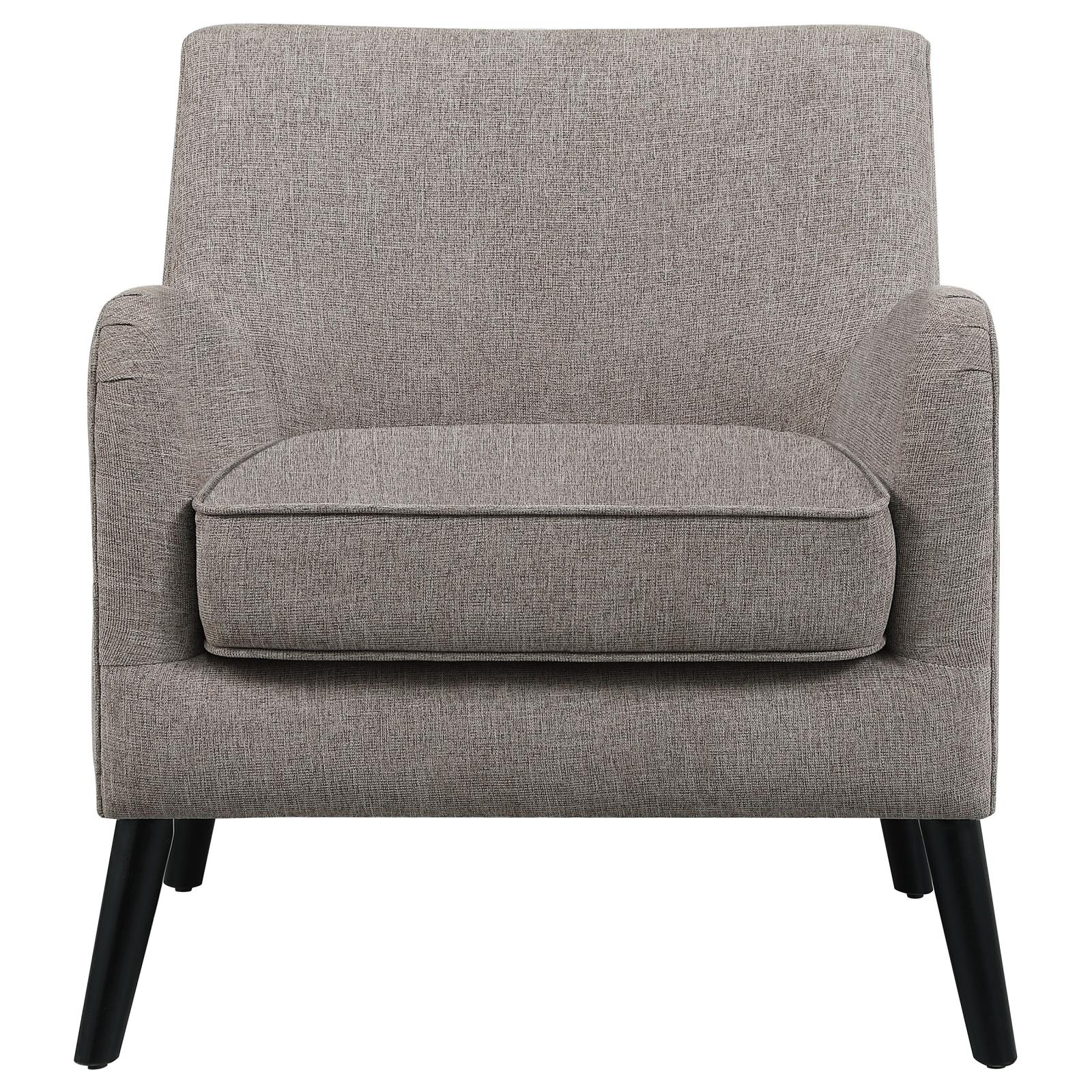 Charlie Fabric Accent Chair with Reversible Seat Cushion
