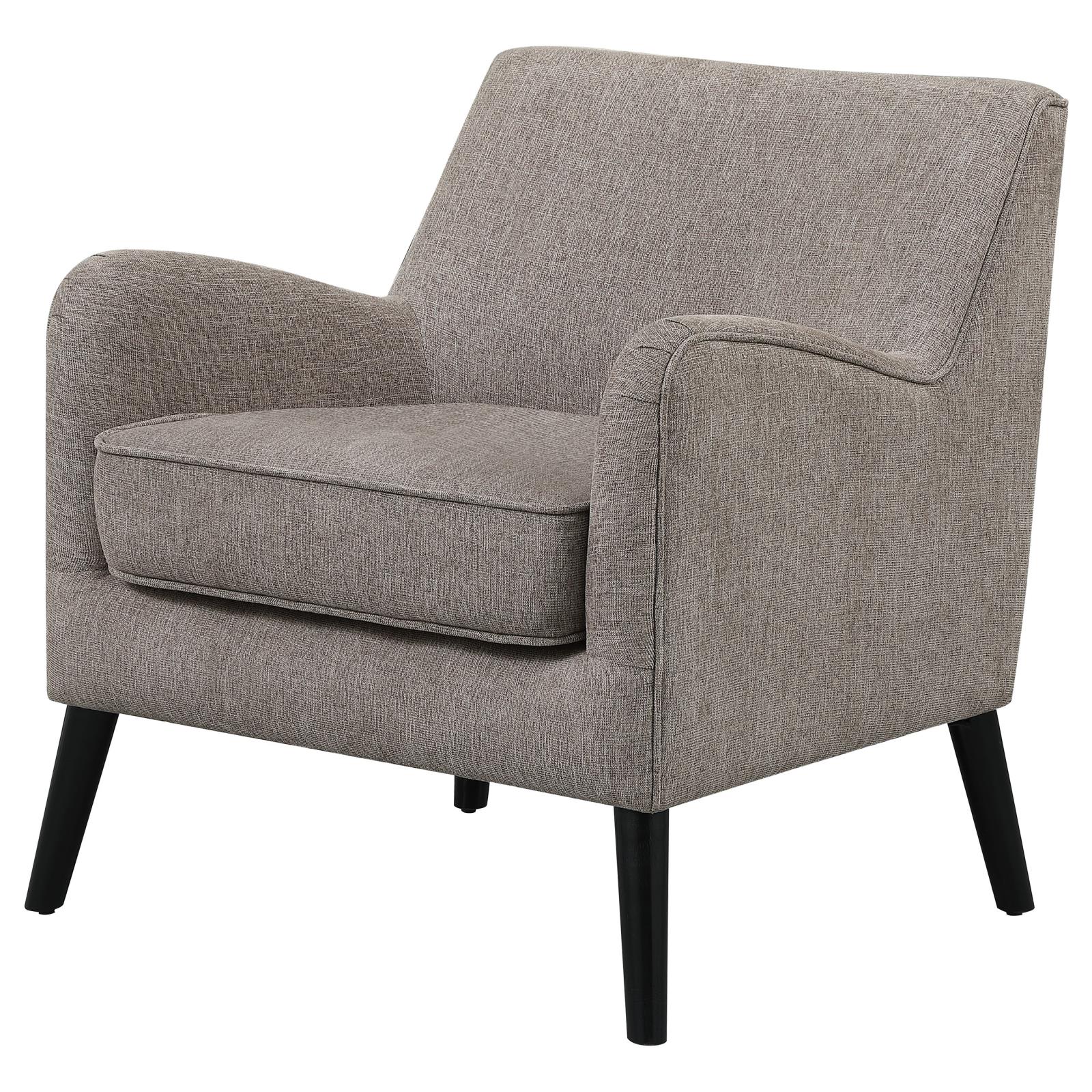 Charlie Fabric Accent Chair with Reversible Seat Cushion