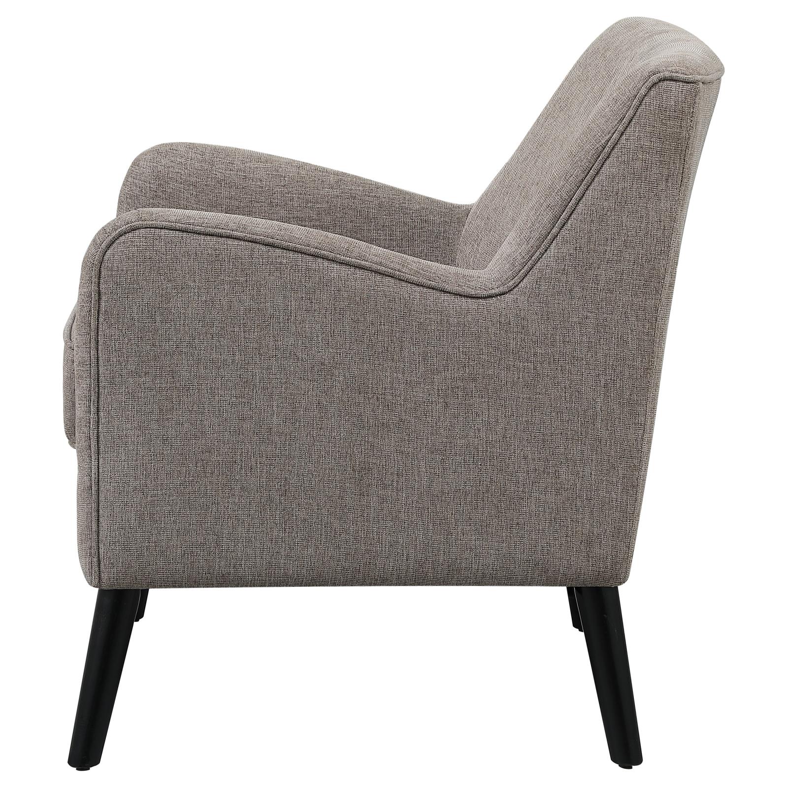 Charlie Fabric Accent Chair with Reversible Seat Cushion