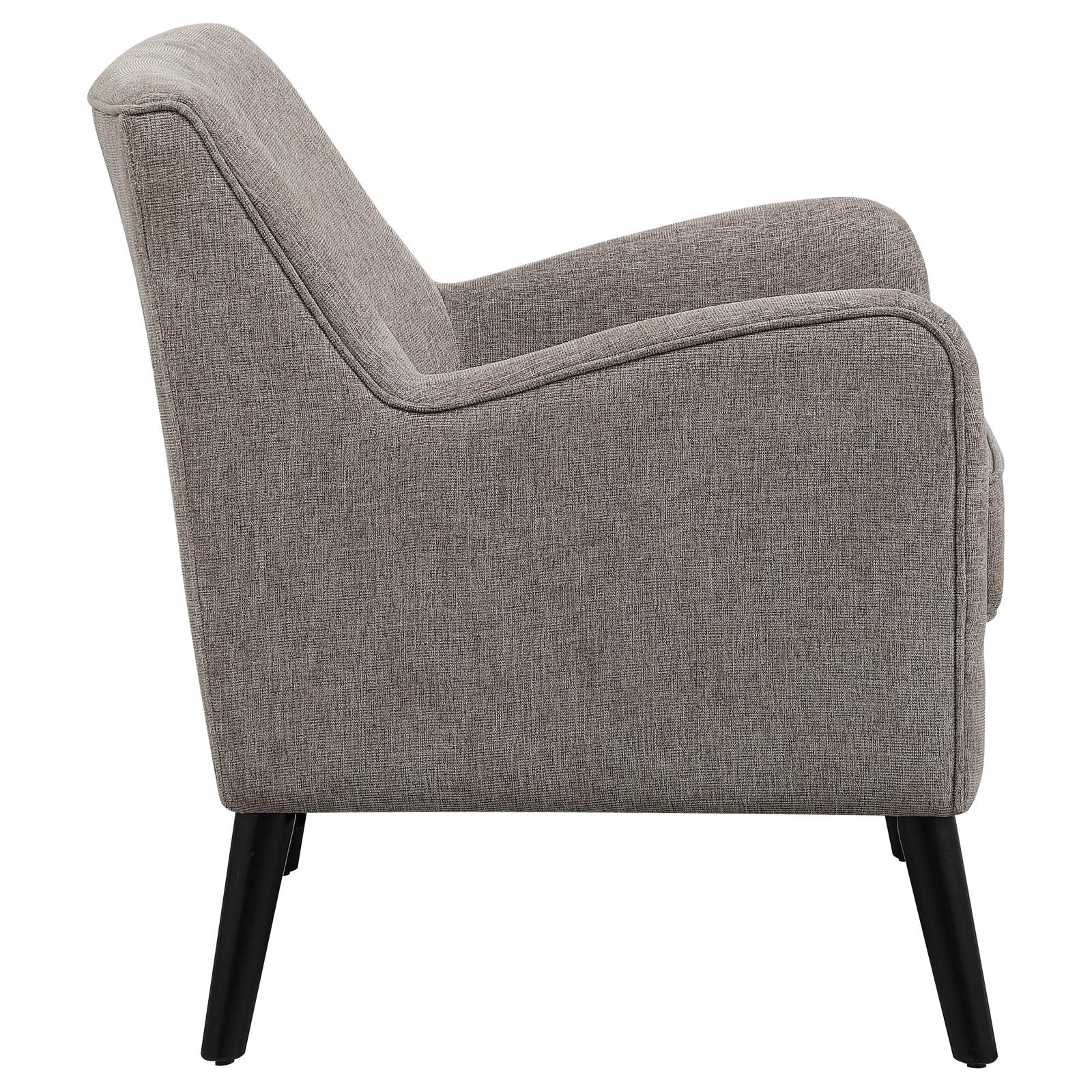 Charlie Fabric Accent Chair with Reversible Seat Cushion
