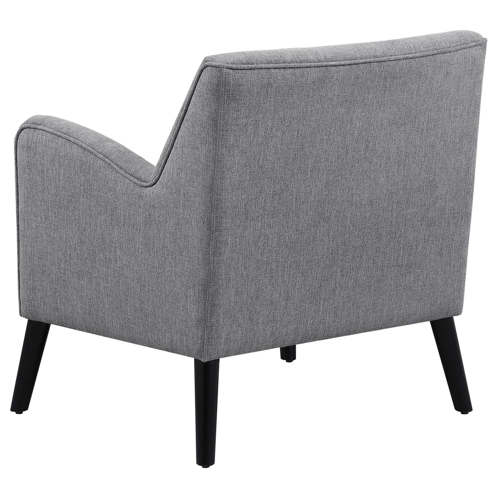 Charlie Fabric Accent Chair with Reversible Seat Cushion