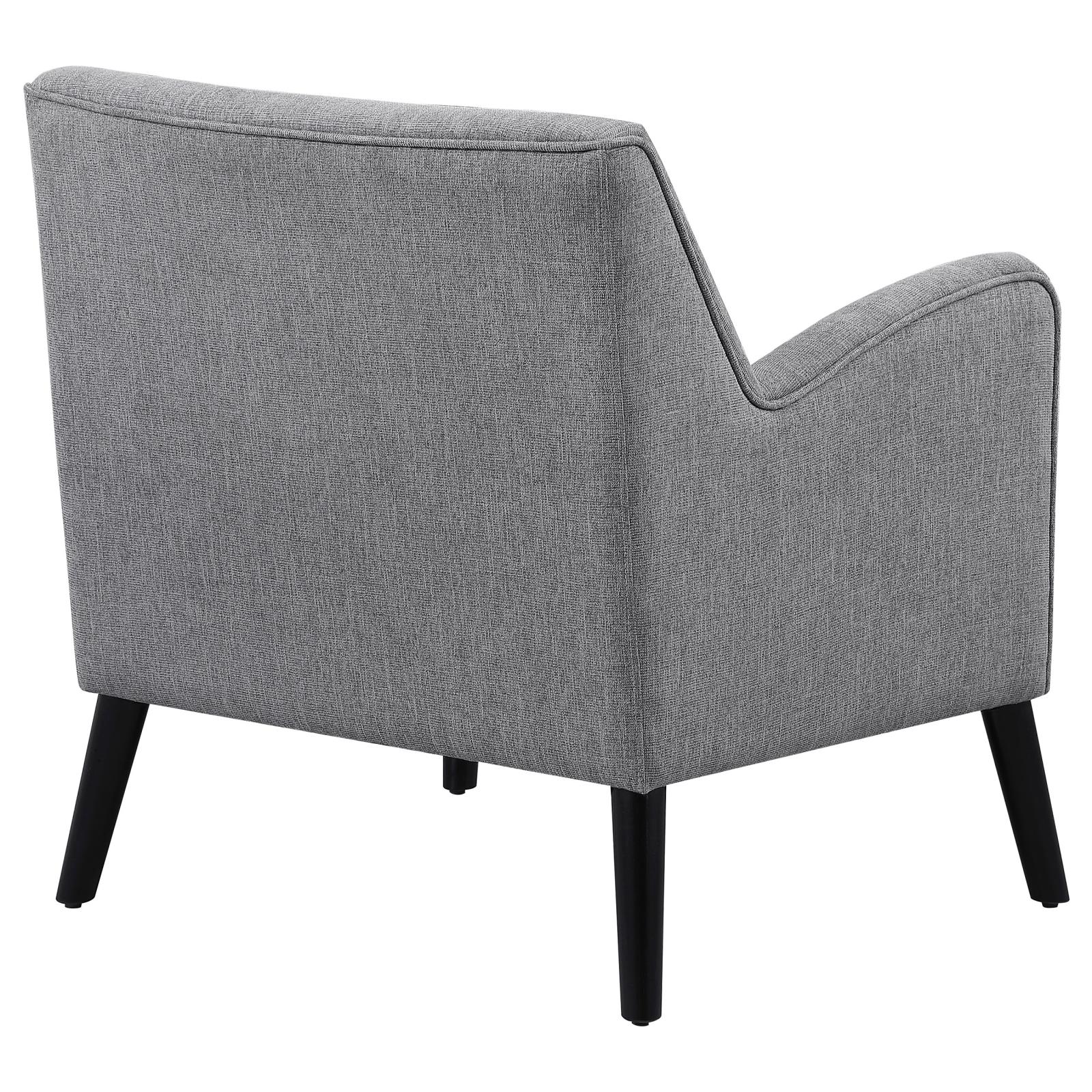 Charlie Fabric Accent Chair with Reversible Seat Cushion