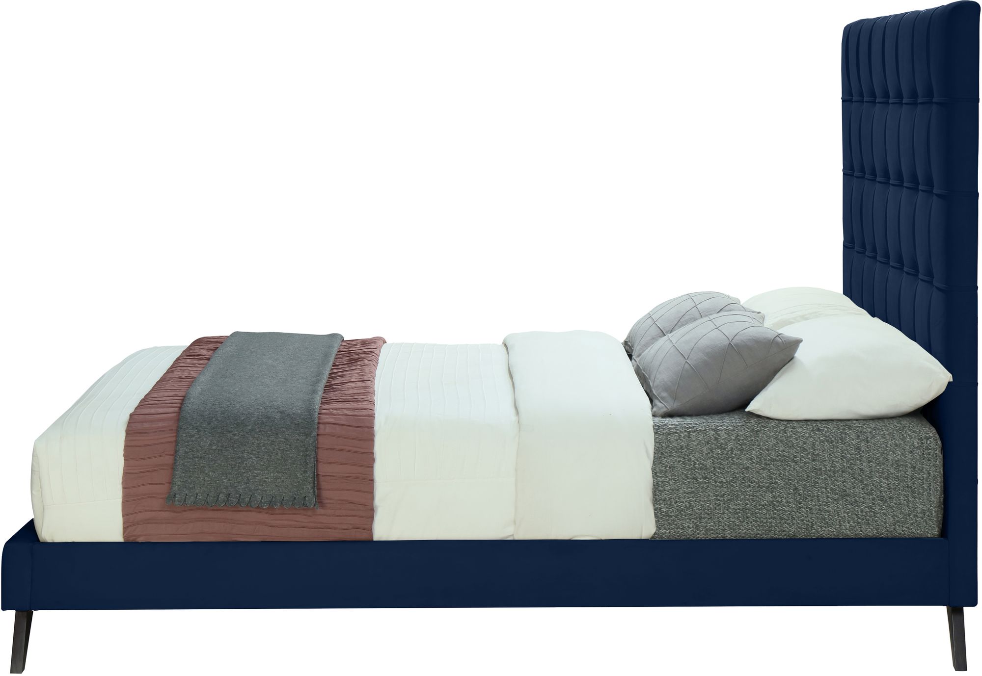 Elly Velvet King Size Bed