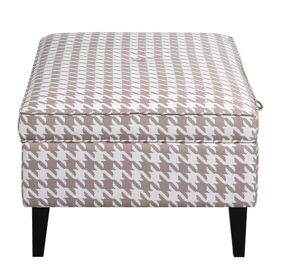 McLoughlin Fabric Storage Ottoman