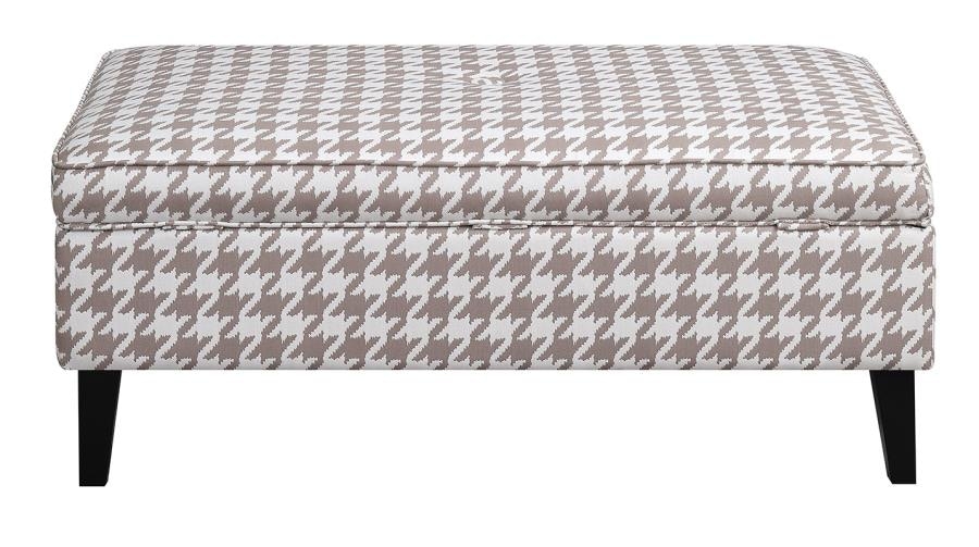 McLoughlin Fabric Storage Ottoman