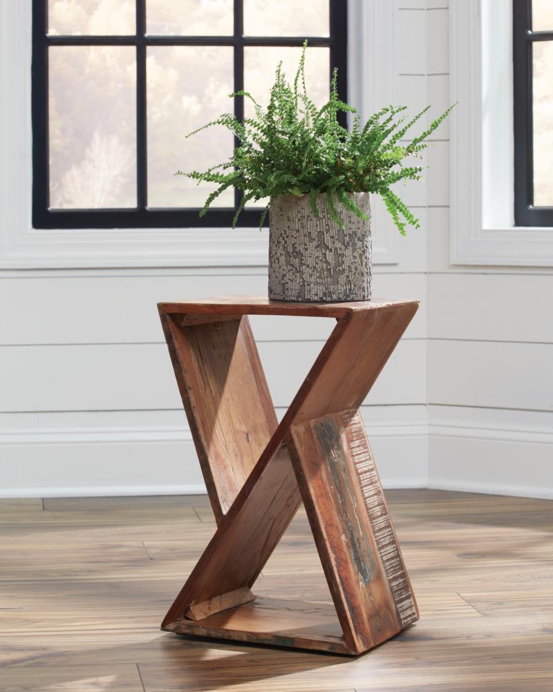 Lily Geometric Accent Table