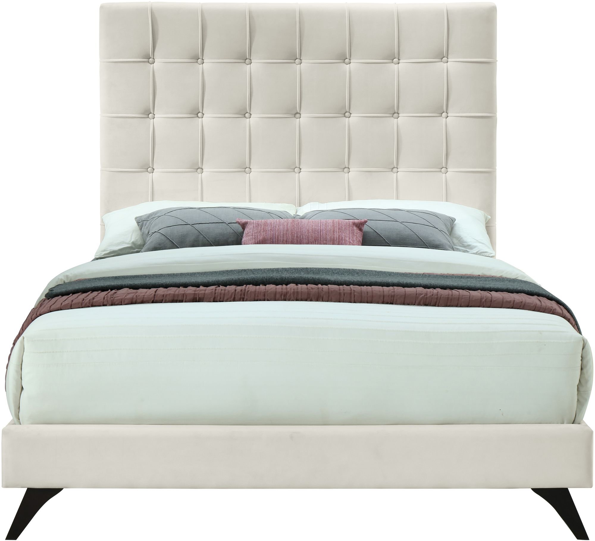 Elly Velvet Full Size Bed