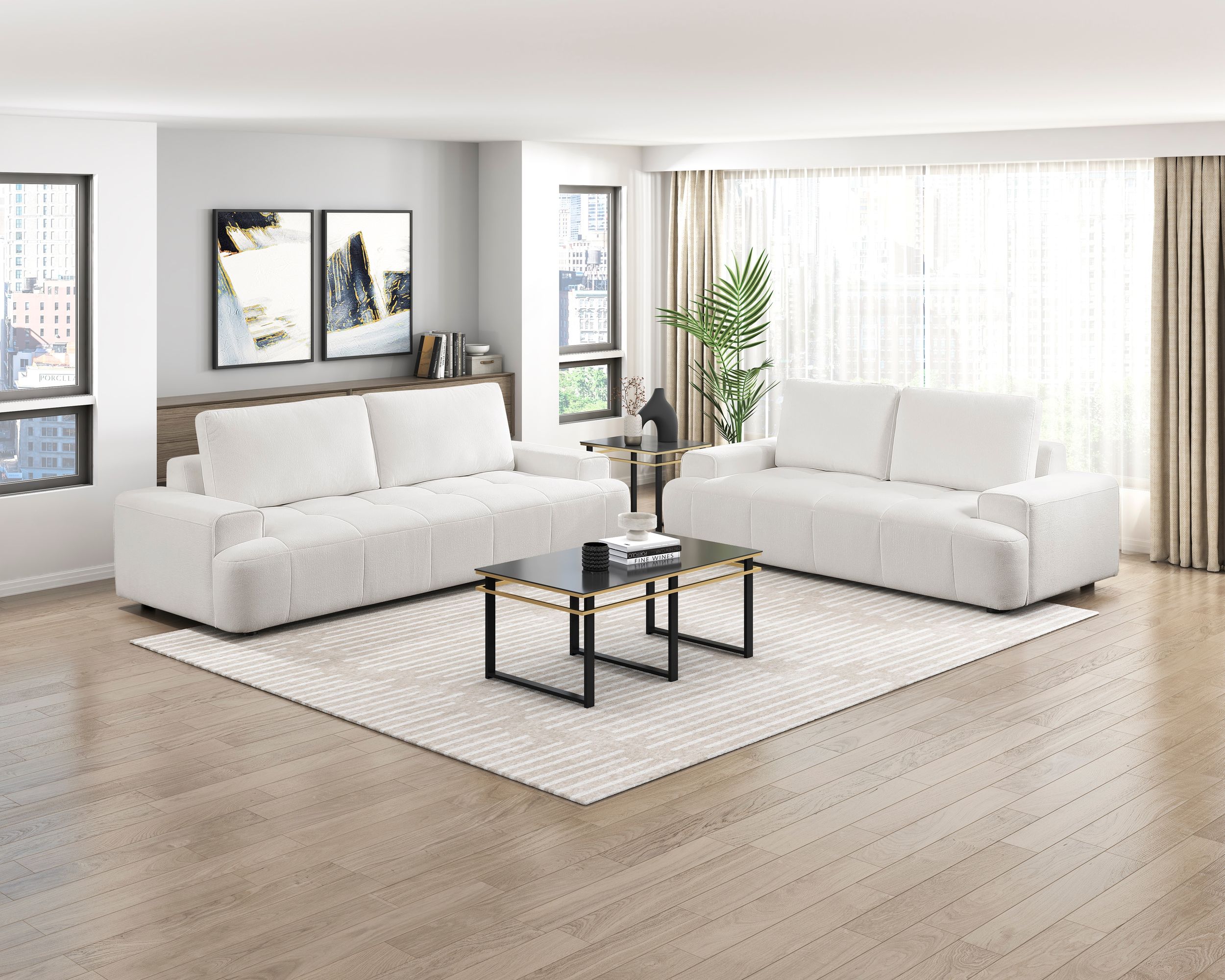 Brera Chenille Loveseat