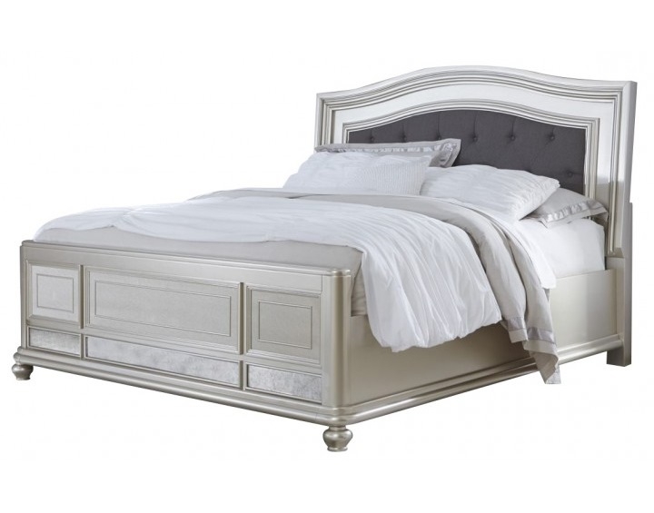 Coralayne Fabric Upholstered Panel Bedroom Set