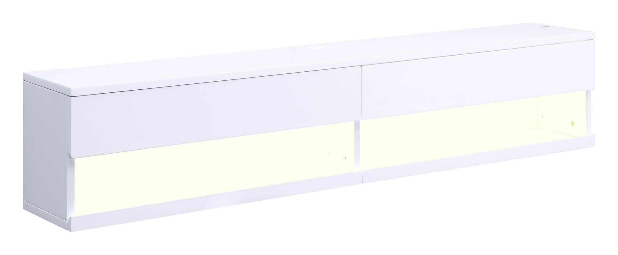 Ximena Wood TV Stand w/ LED Light