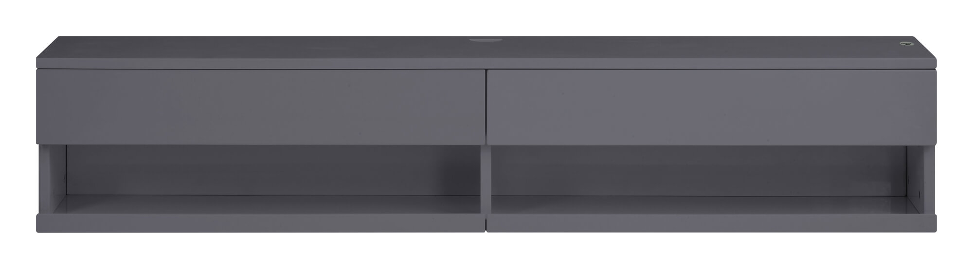 Ximena Wood TV Stand w/ LED Light