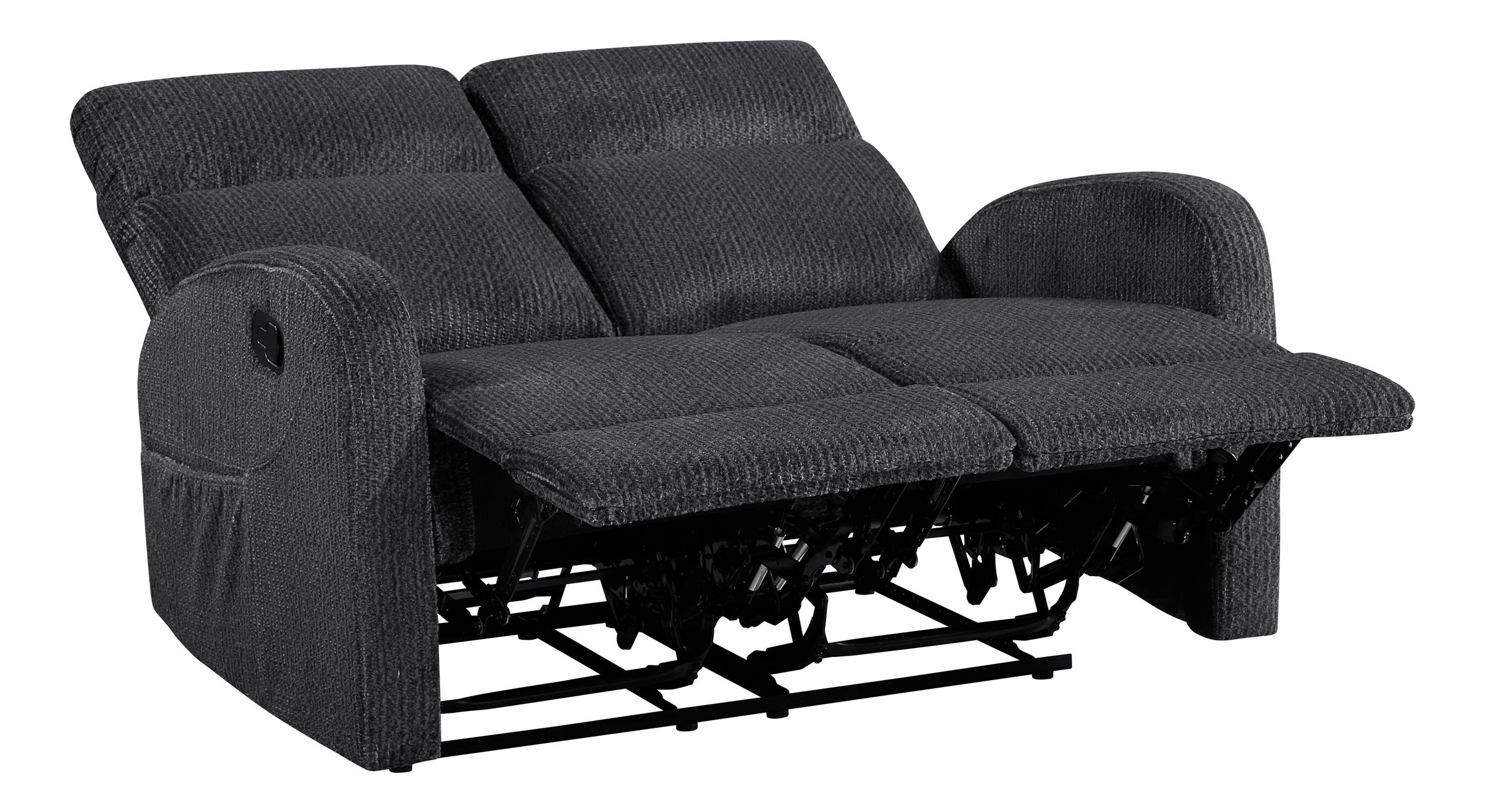 Allen Microfiber Double Reclining Loveseat
