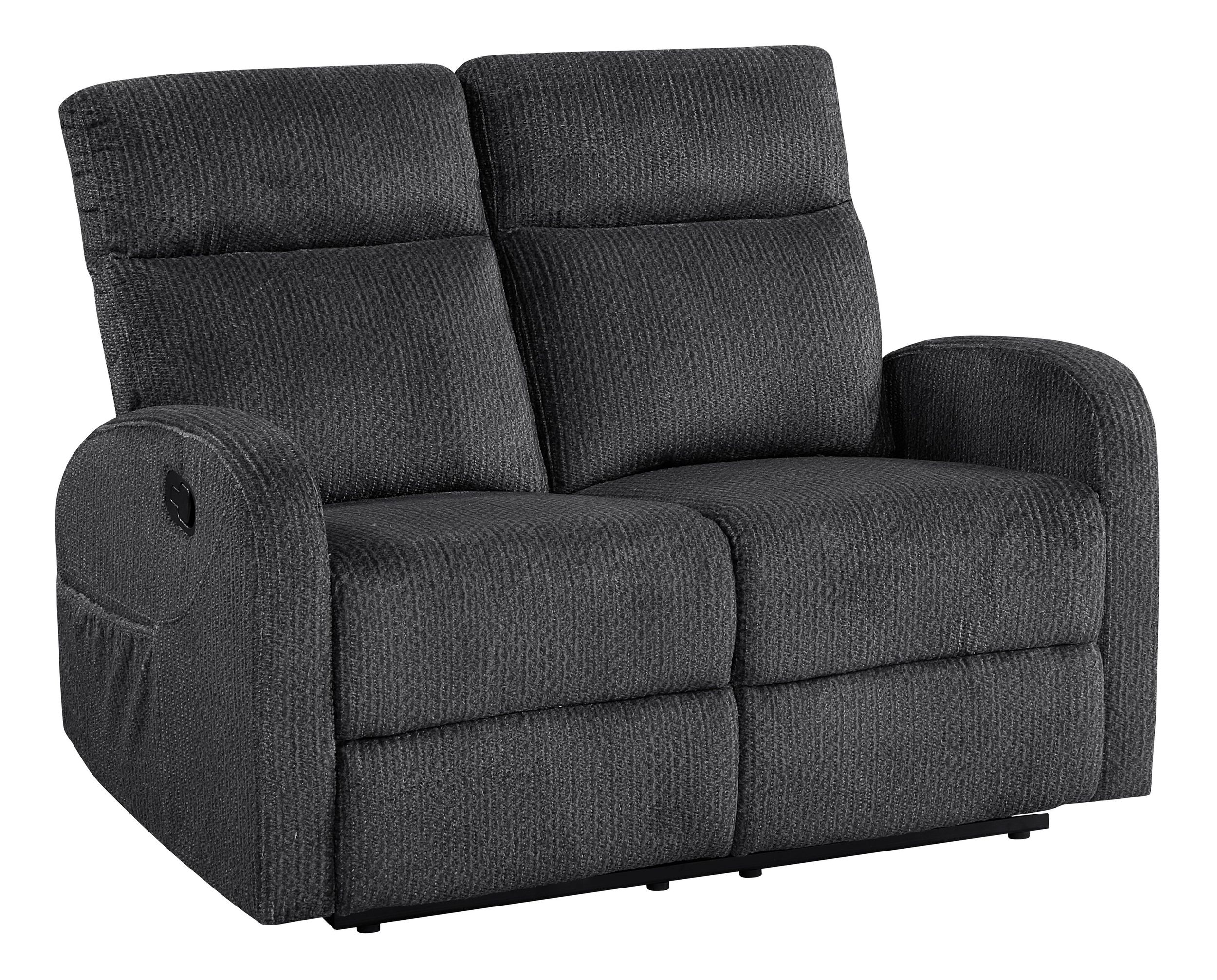 Allen Microfiber Double Reclining Loveseat
