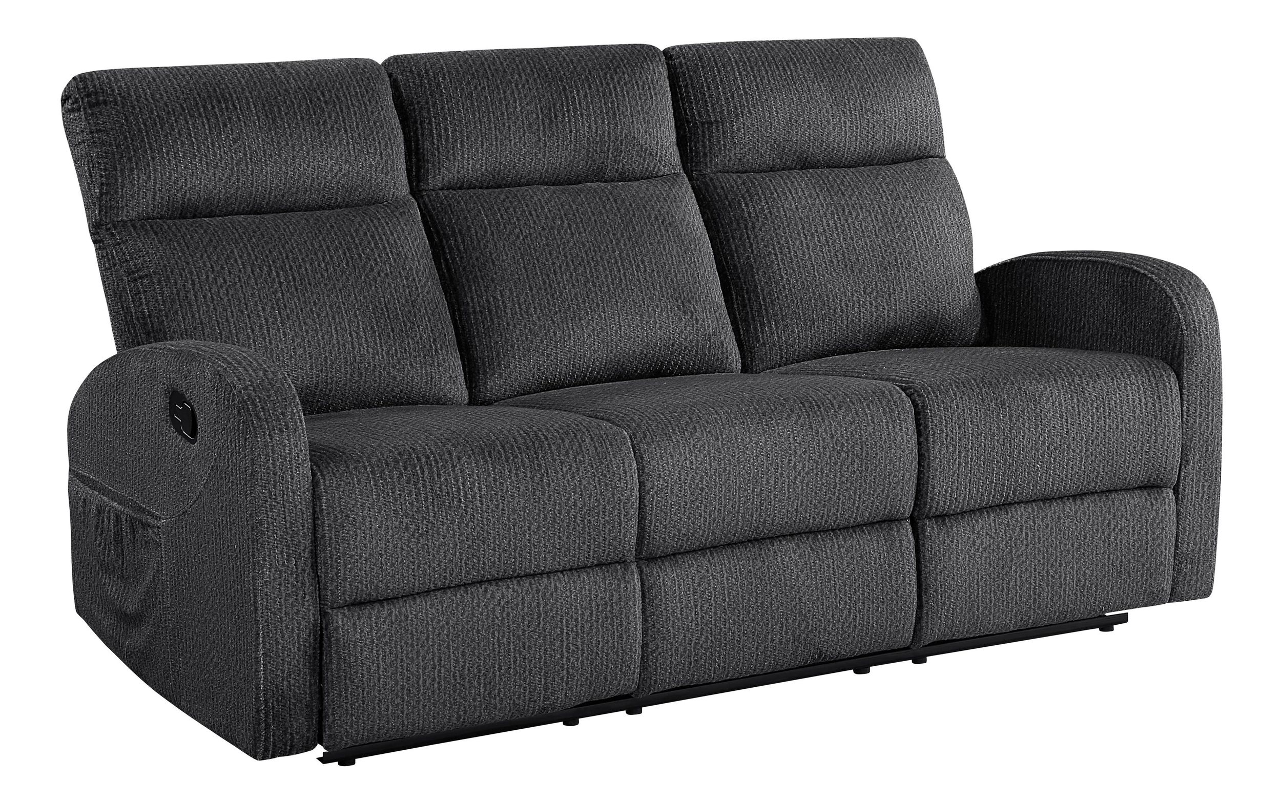 Allen Microfiber Double Reclining Living Room Set