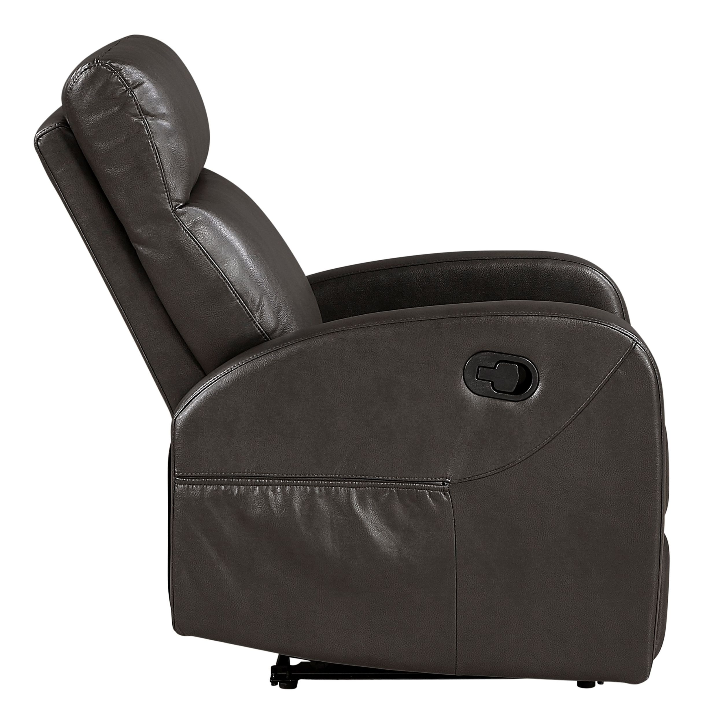 Allen Faux Leather Reclining Chair