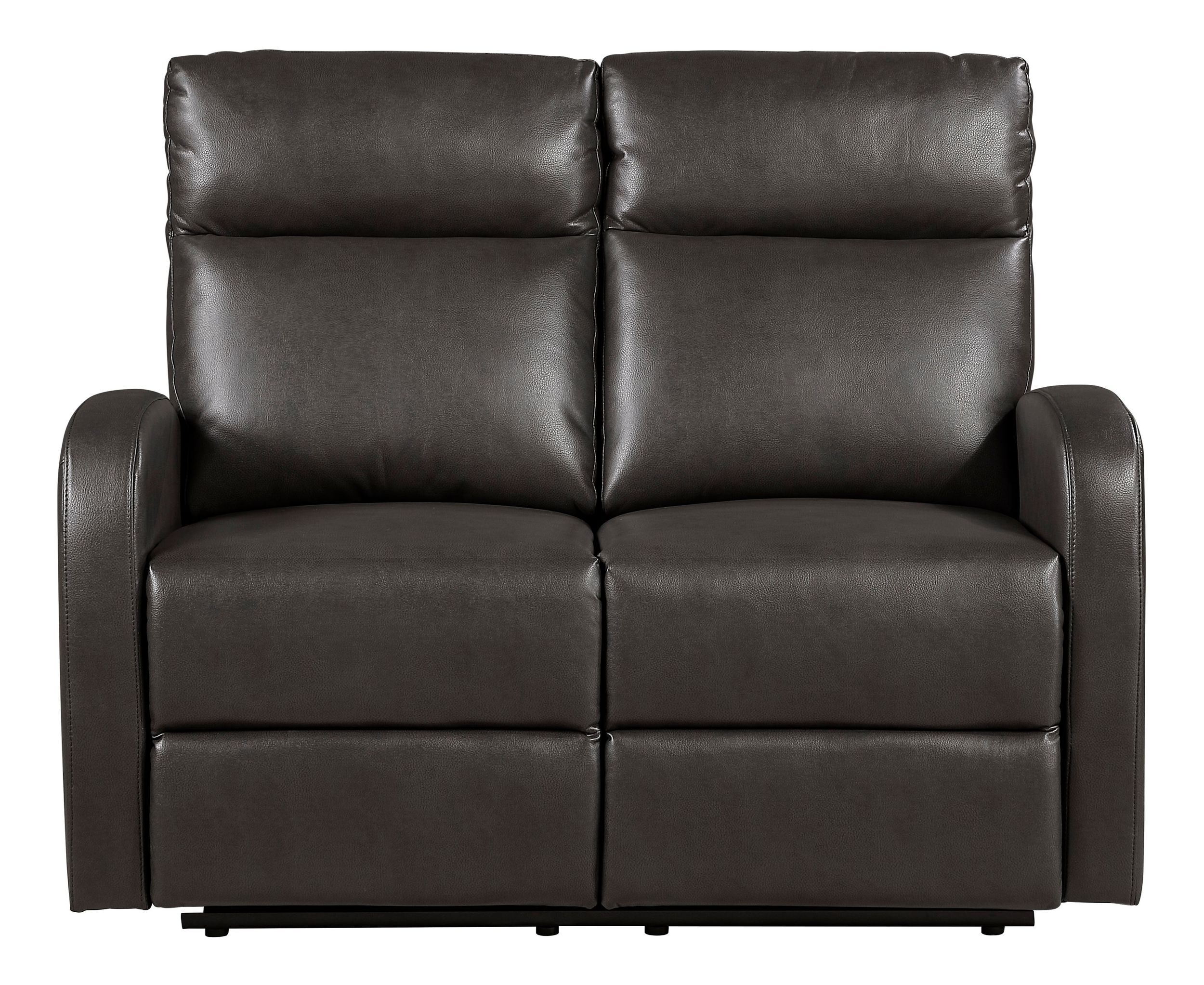 Allen Faux Leather Double Reclining Living Room Set