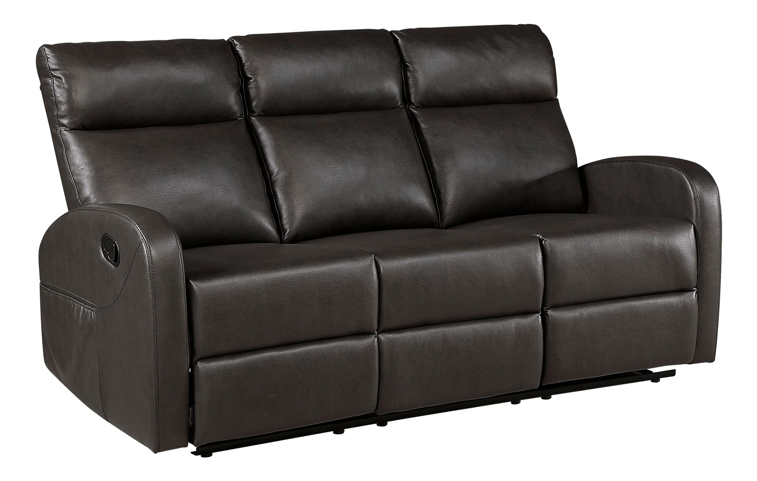 Allen Faux Leather Double Reclining Sofa