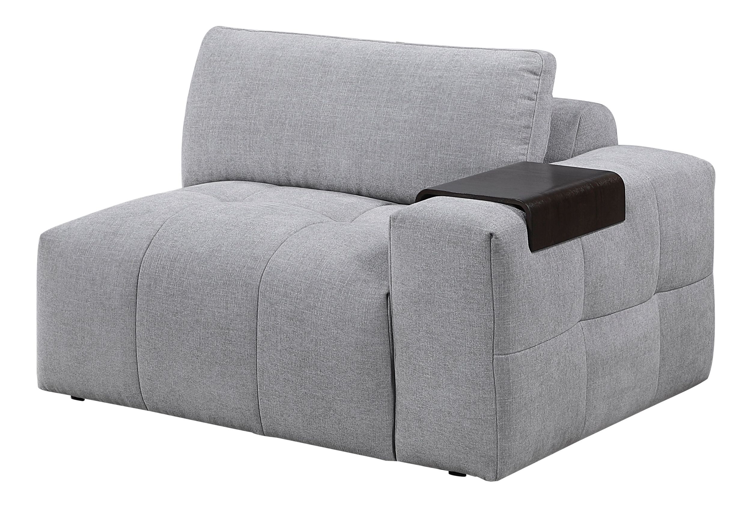 Tidal L-Shaped Polyester 5‑Piece Modular Sectional