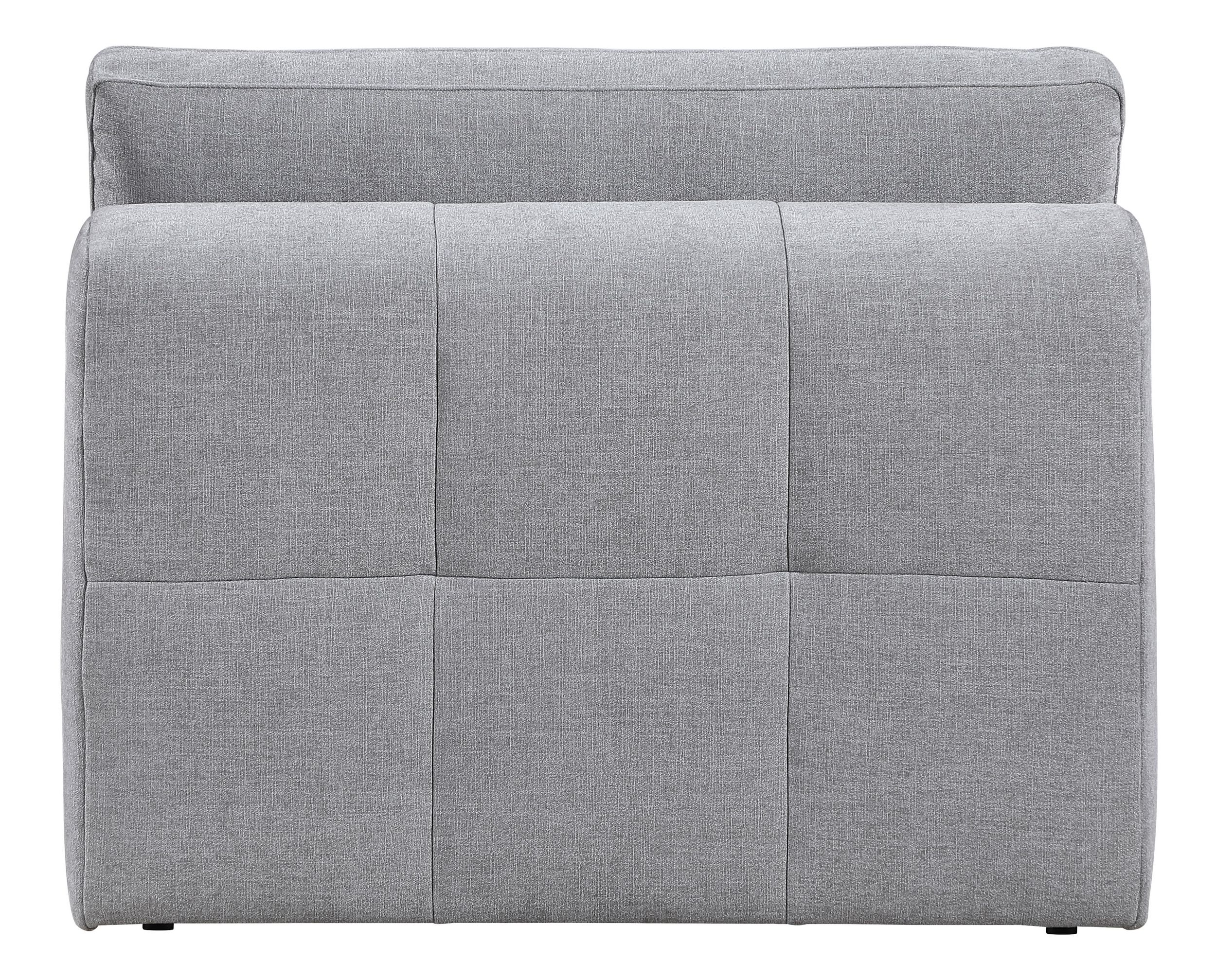 Tidal Polyester 4‑Piece Modular Sofa Chaise with Ottoman
