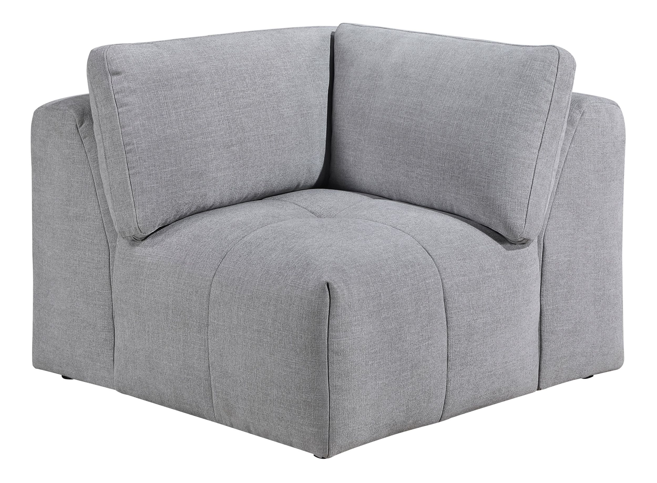 Tidal U-Shaped Polyester 6‑Piece Modular Sectional with Ottomans