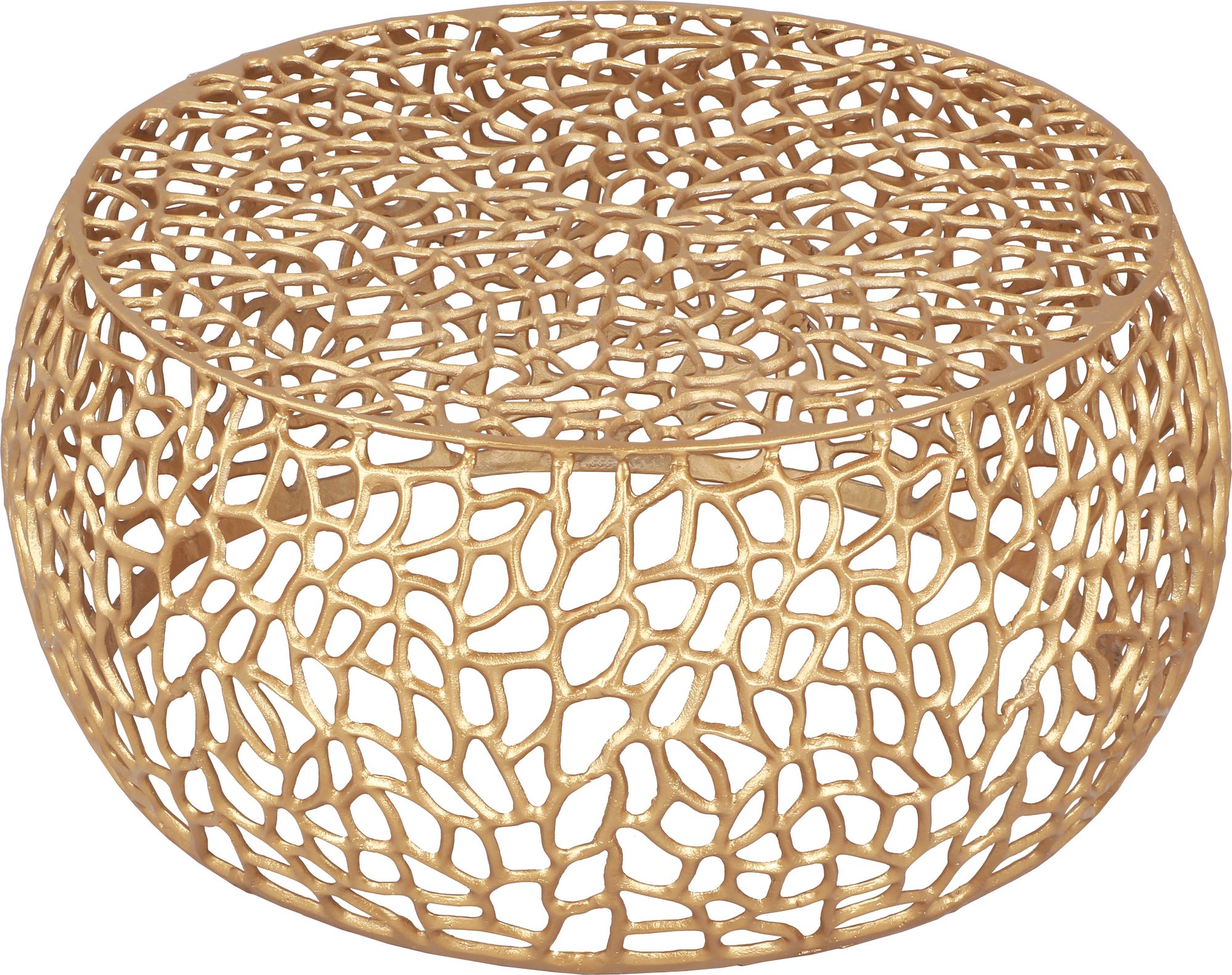 Priya 35" Round Aluminium Coffee Table