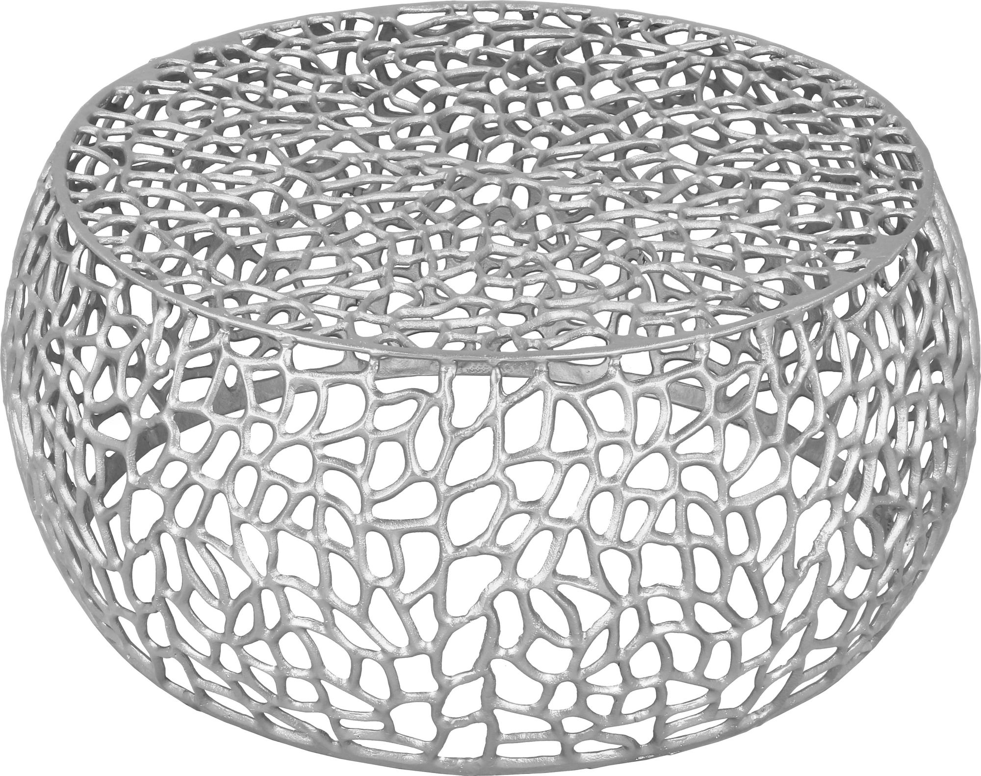 Priya 35" Round Aluminium Coffee Table
