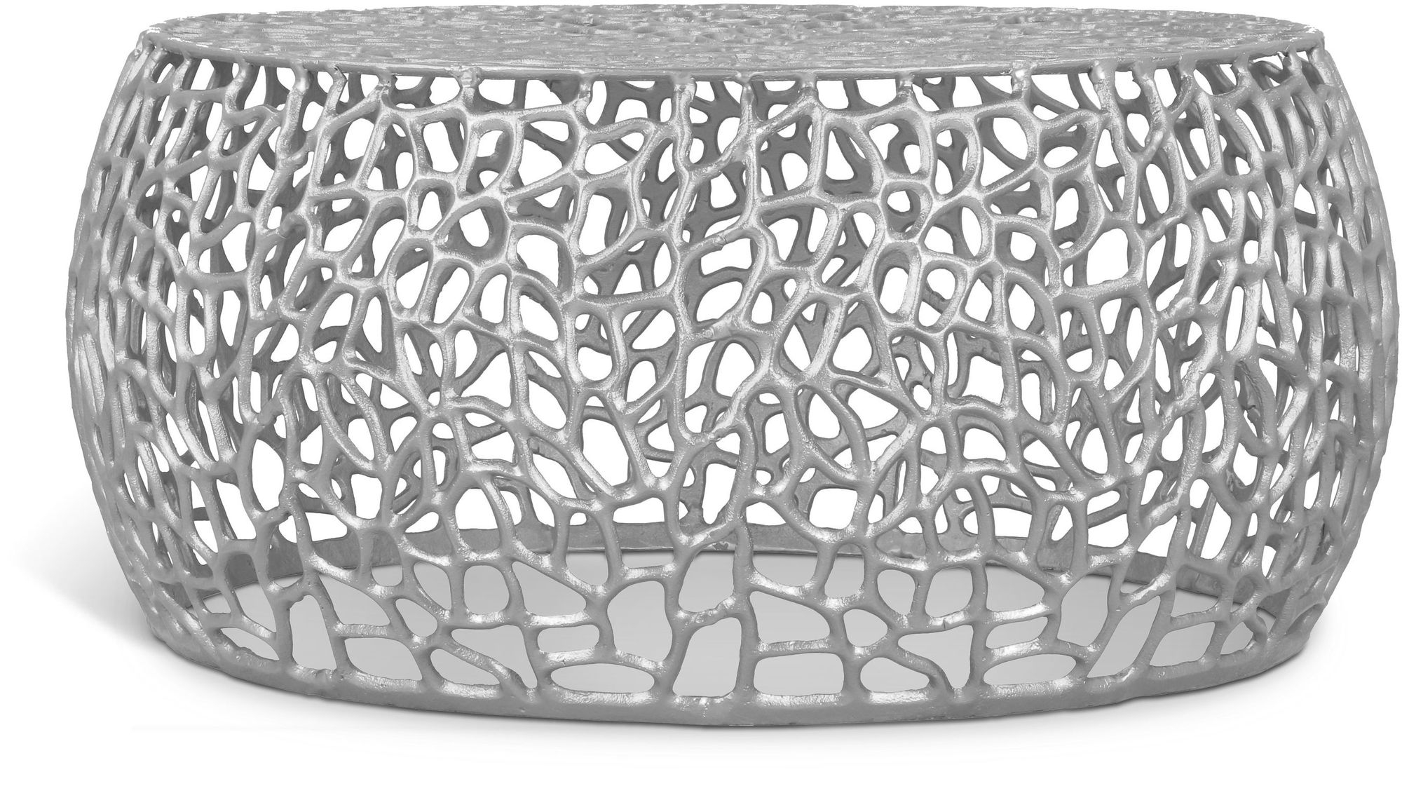 Priya 35" Round Aluminium Coffee Table