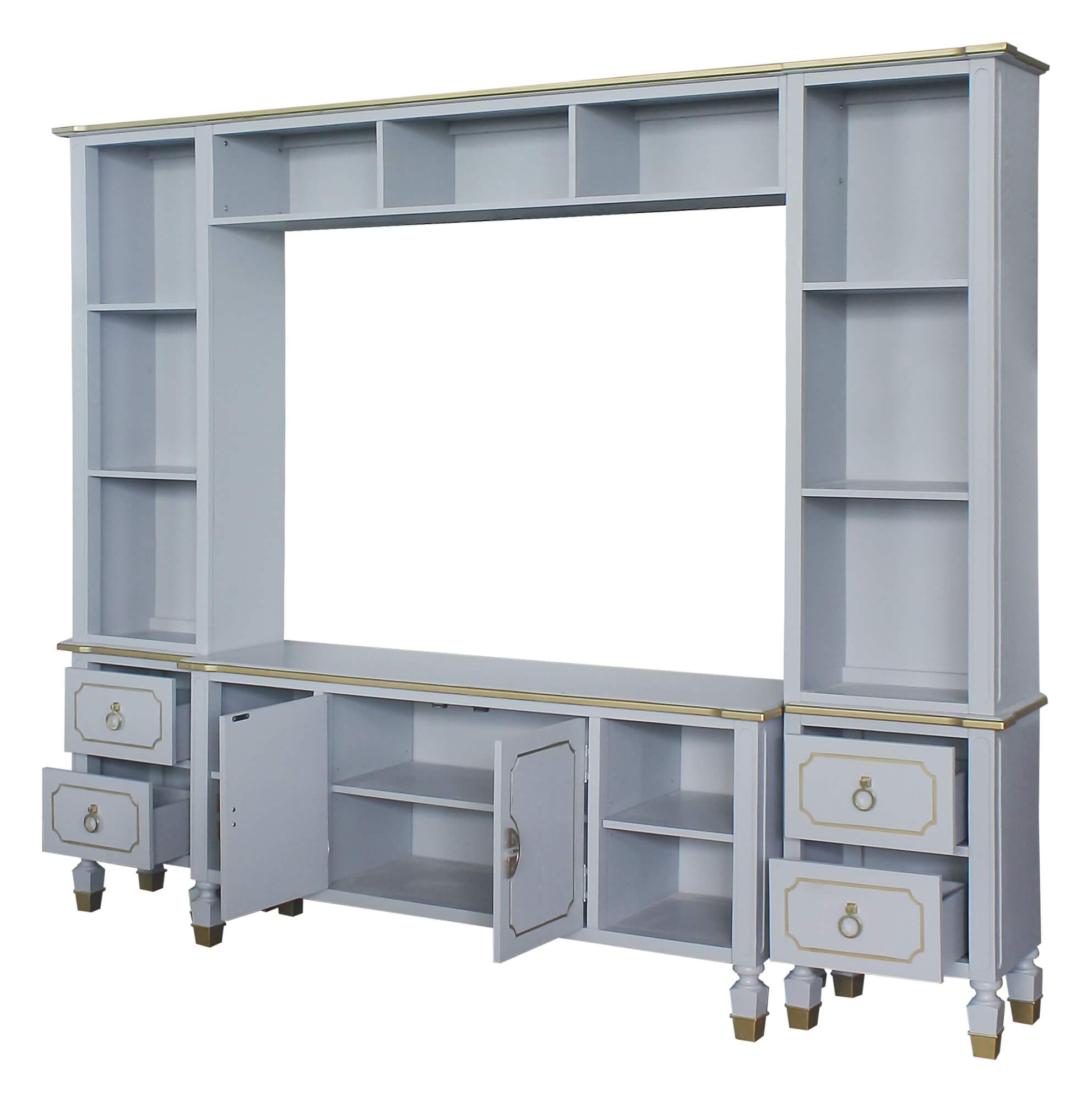 House Marchese Wood Entertainment Center