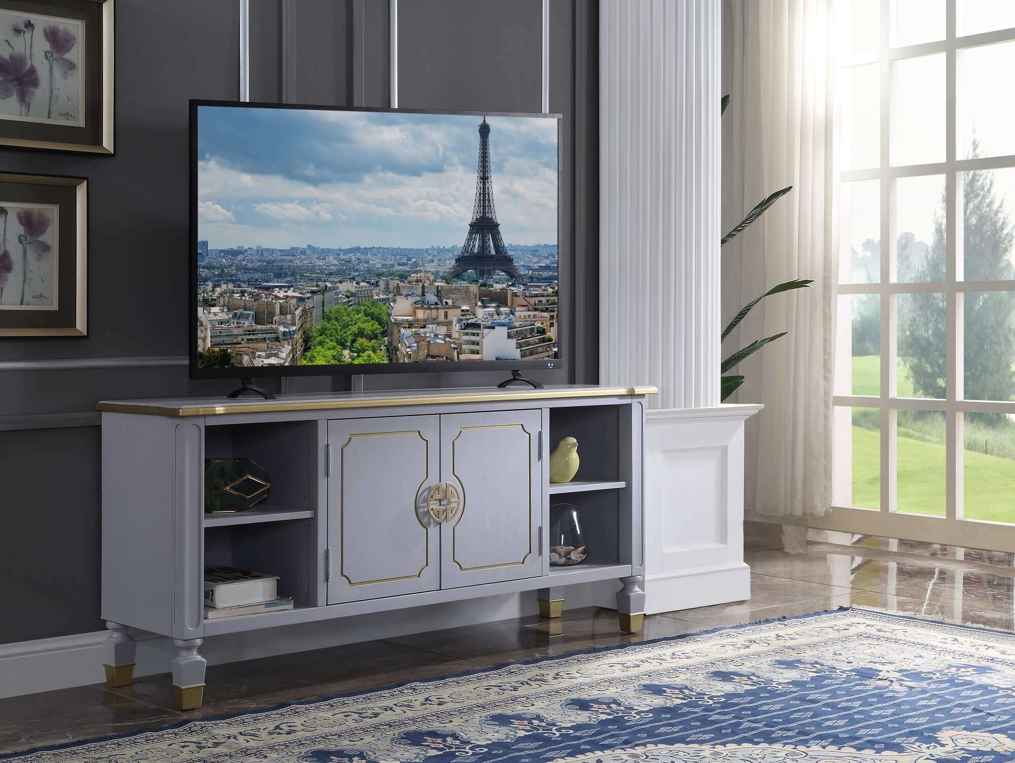 House Marchese Wood TV Stand