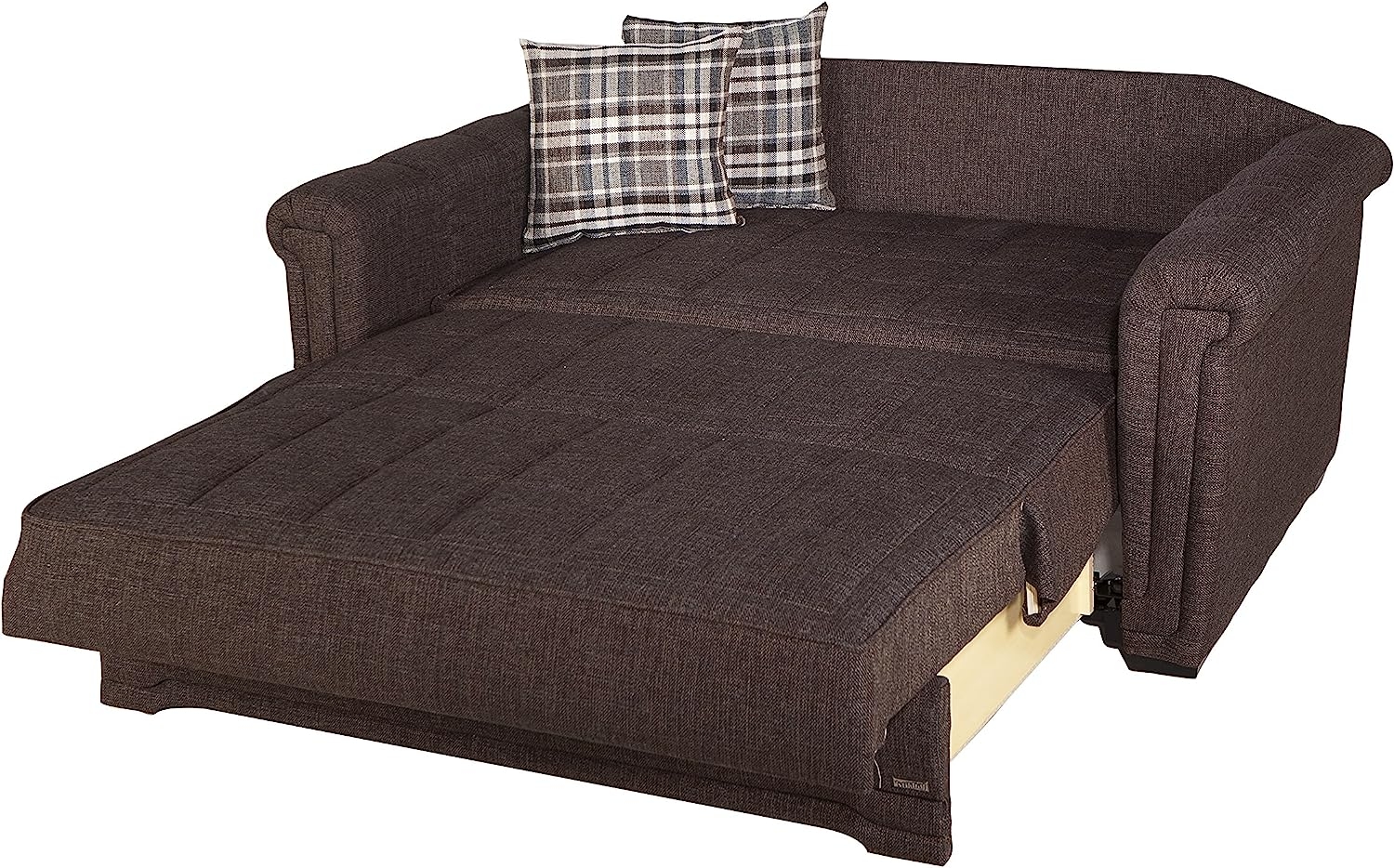 Victoria Fabric Pull Out Storage Sleeper Loveseat