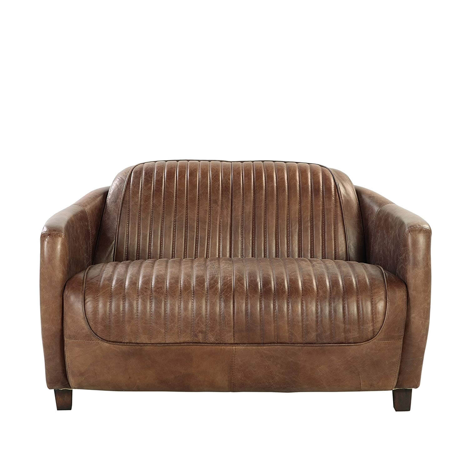Acme Furniture Brancaster Loveseat in Retro Brown