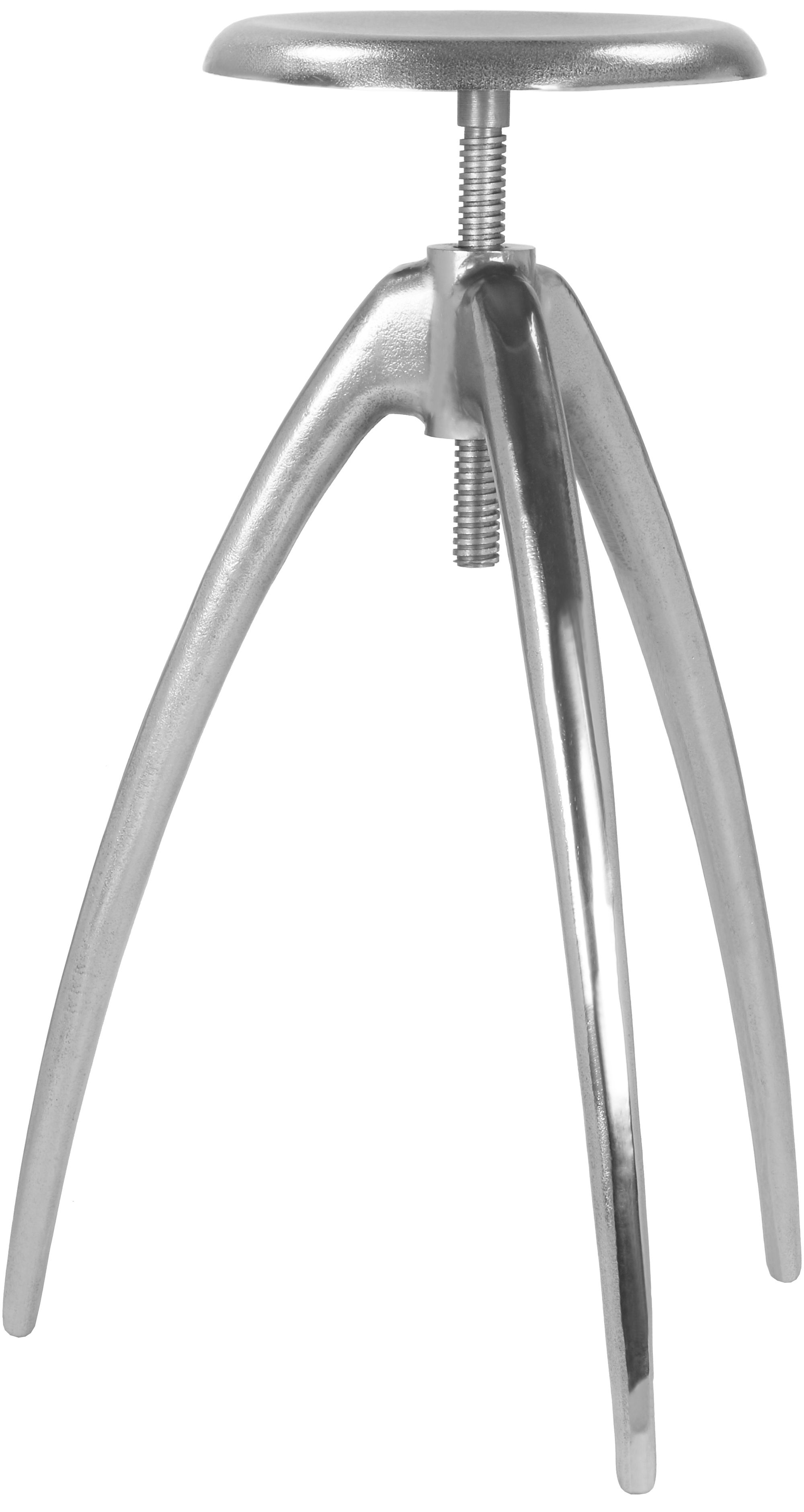 Clara Adjustable Aluminum Stool