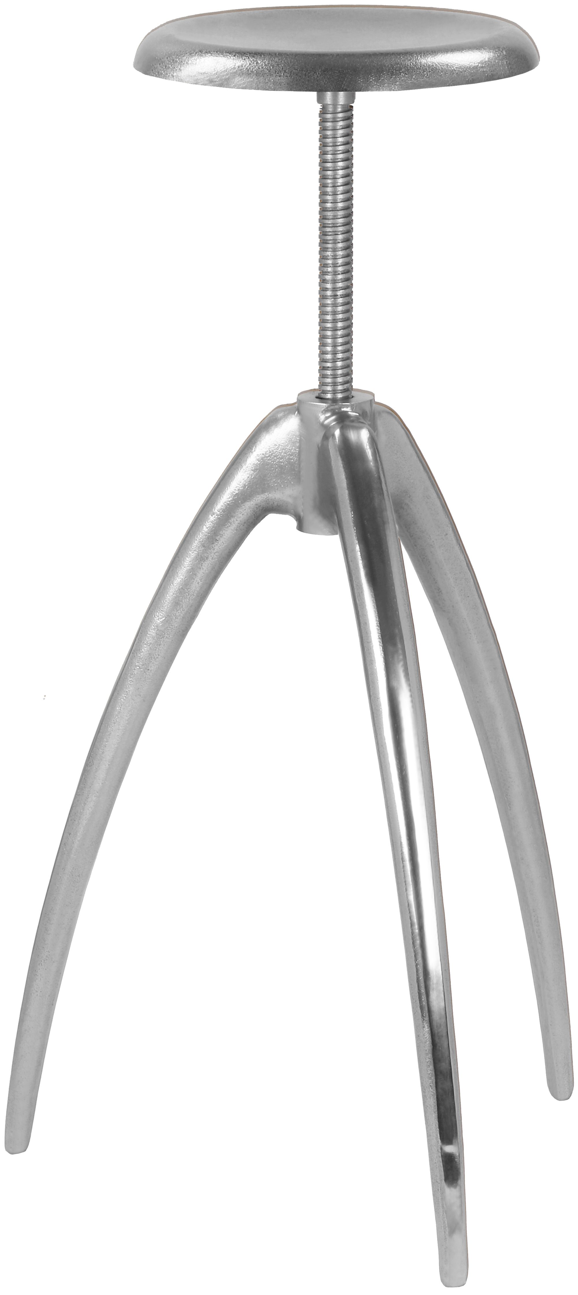 Clara Adjustable Aluminum Stool