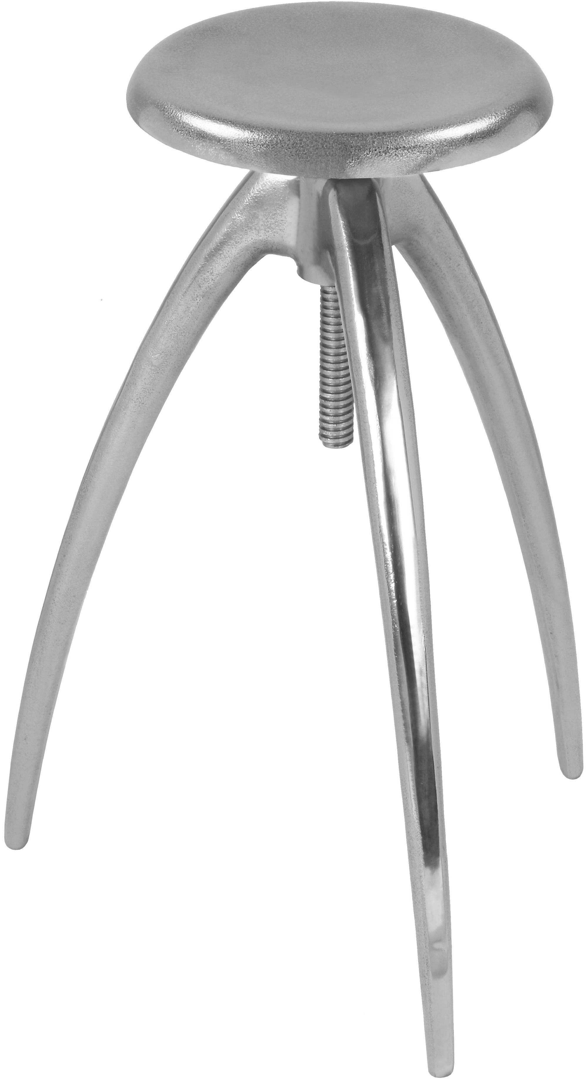 Clara Adjustable Aluminum Stool