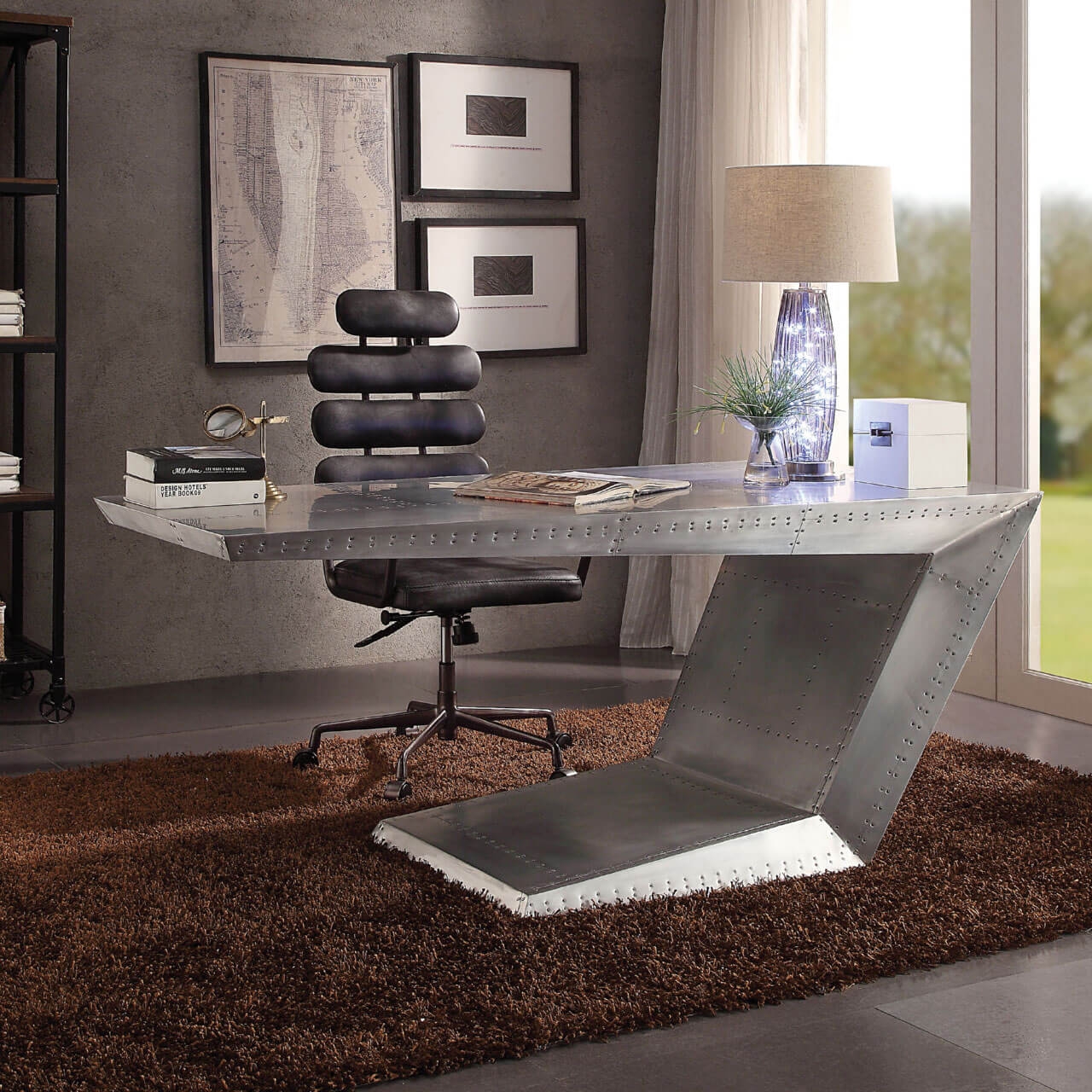 Calan Top Grain Leather Executive Office Chair