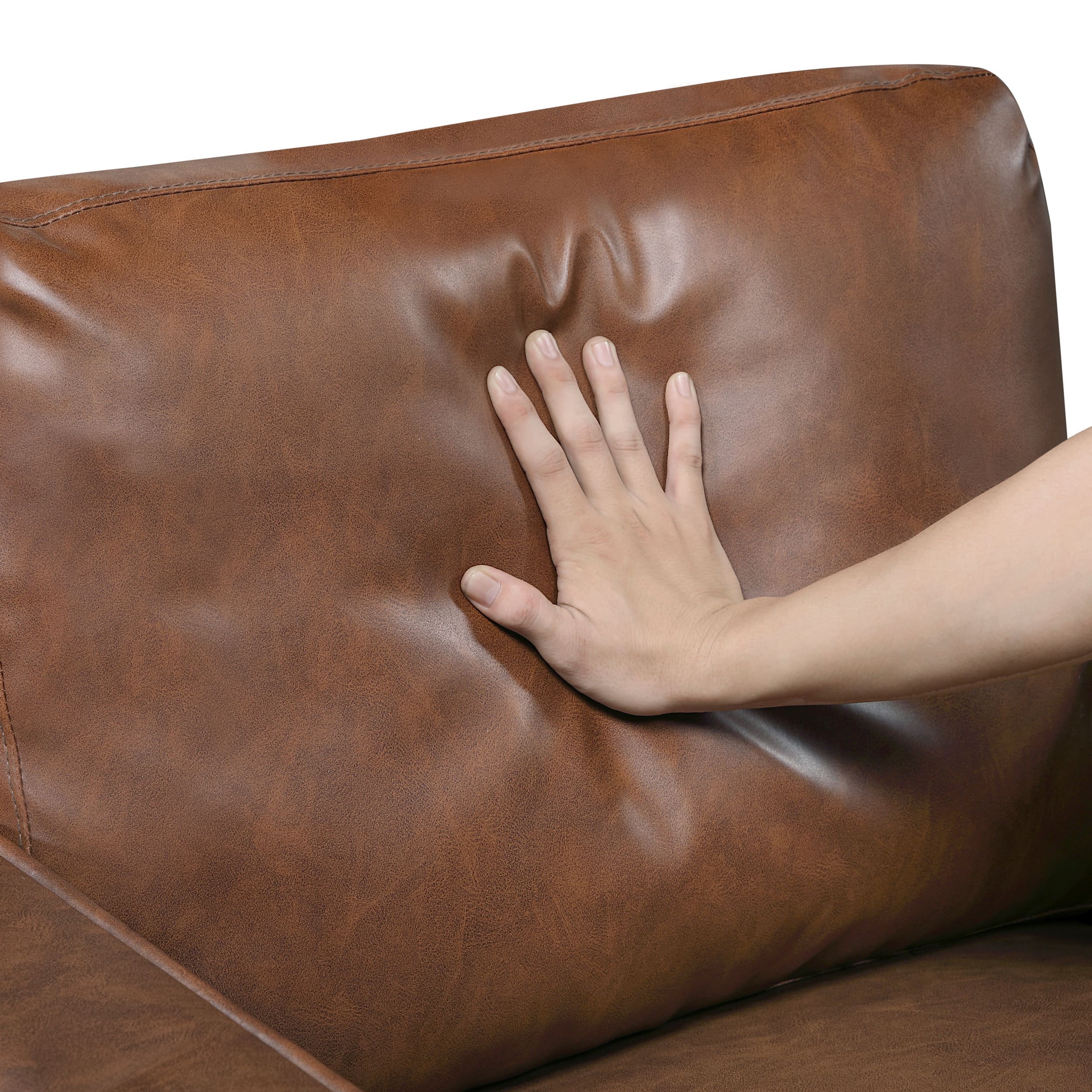 Malcolm Faux Leather Living Room Set