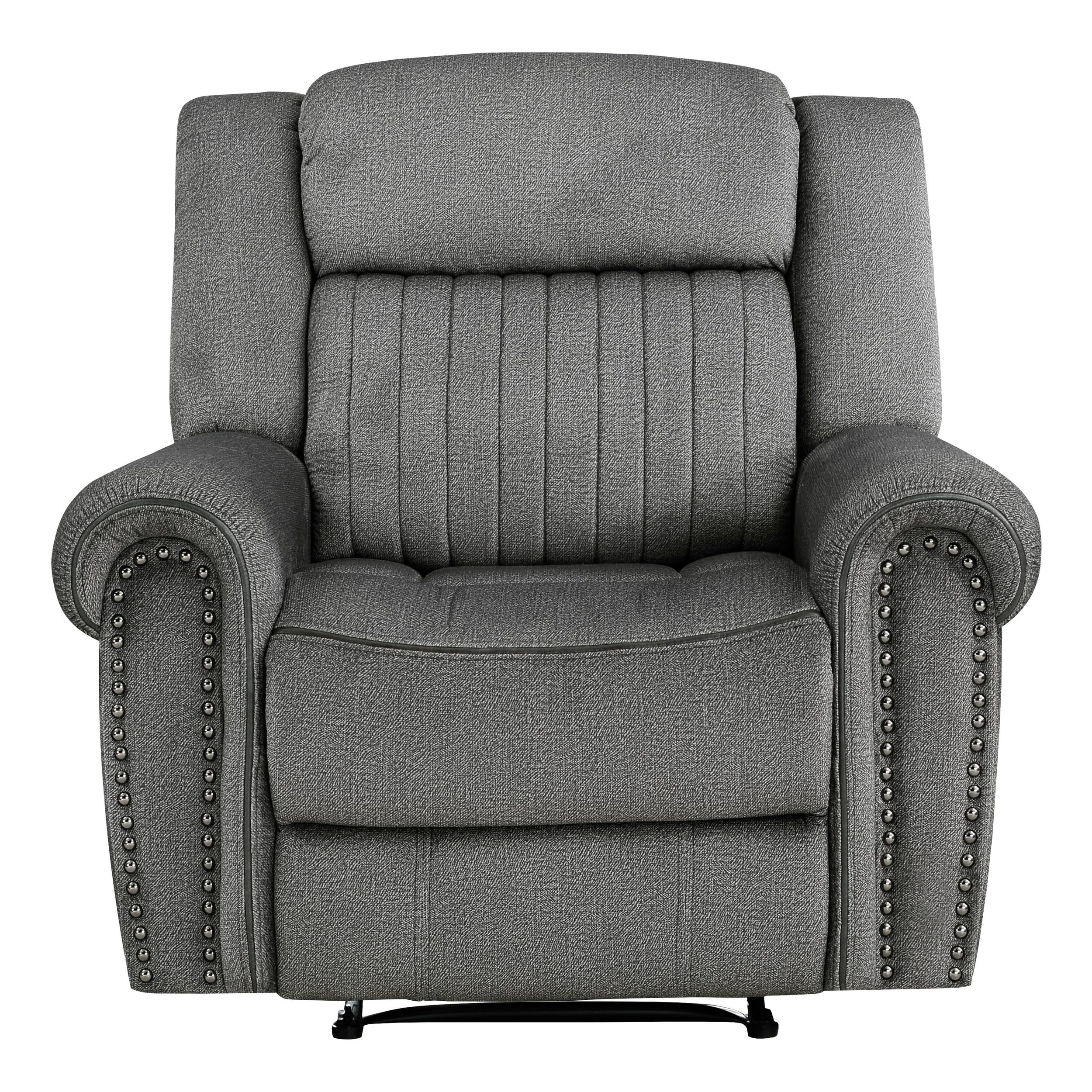 Brennen Microfiber Double Reclining Living Room Set