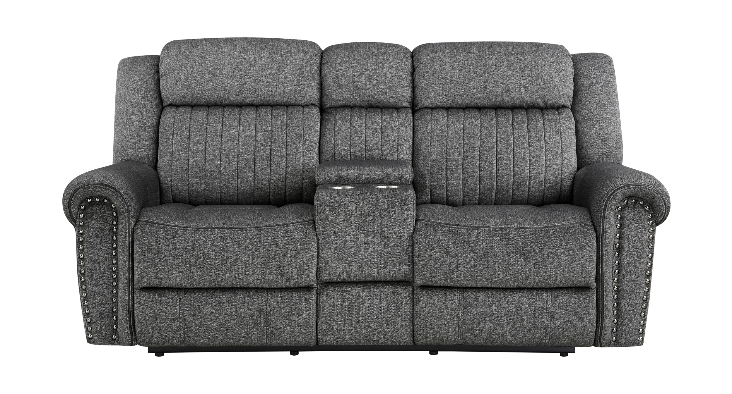 Brennen Microfiber Power Double Reclining Living Room Set