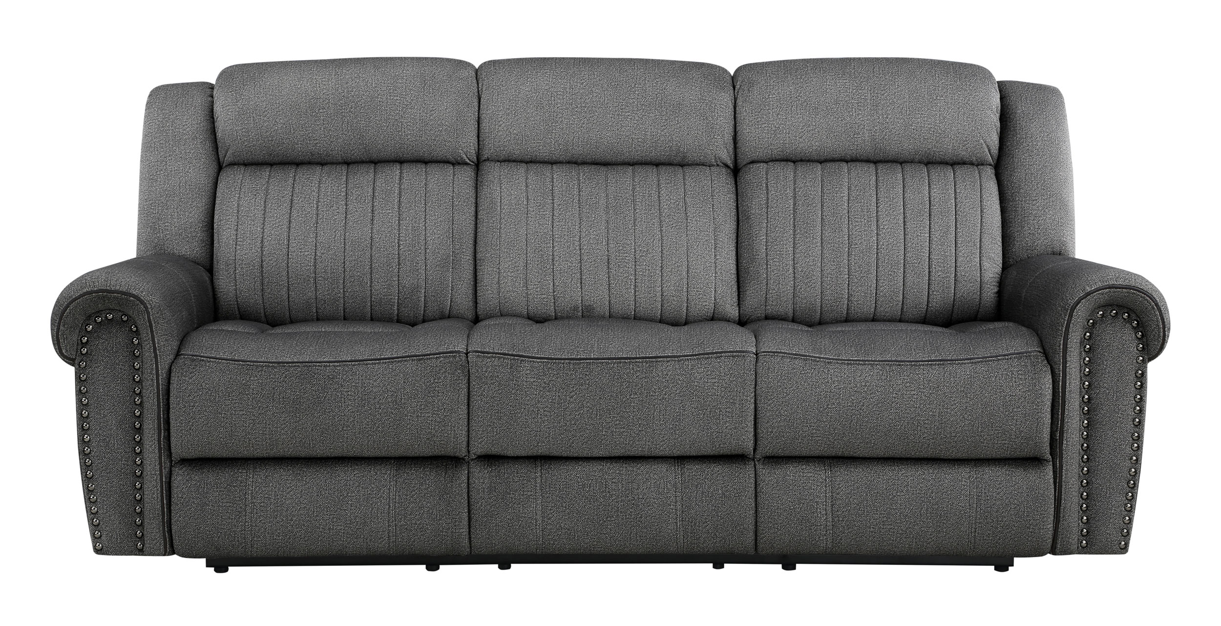 Brennen Microfiber Power Double Reclining Sofa