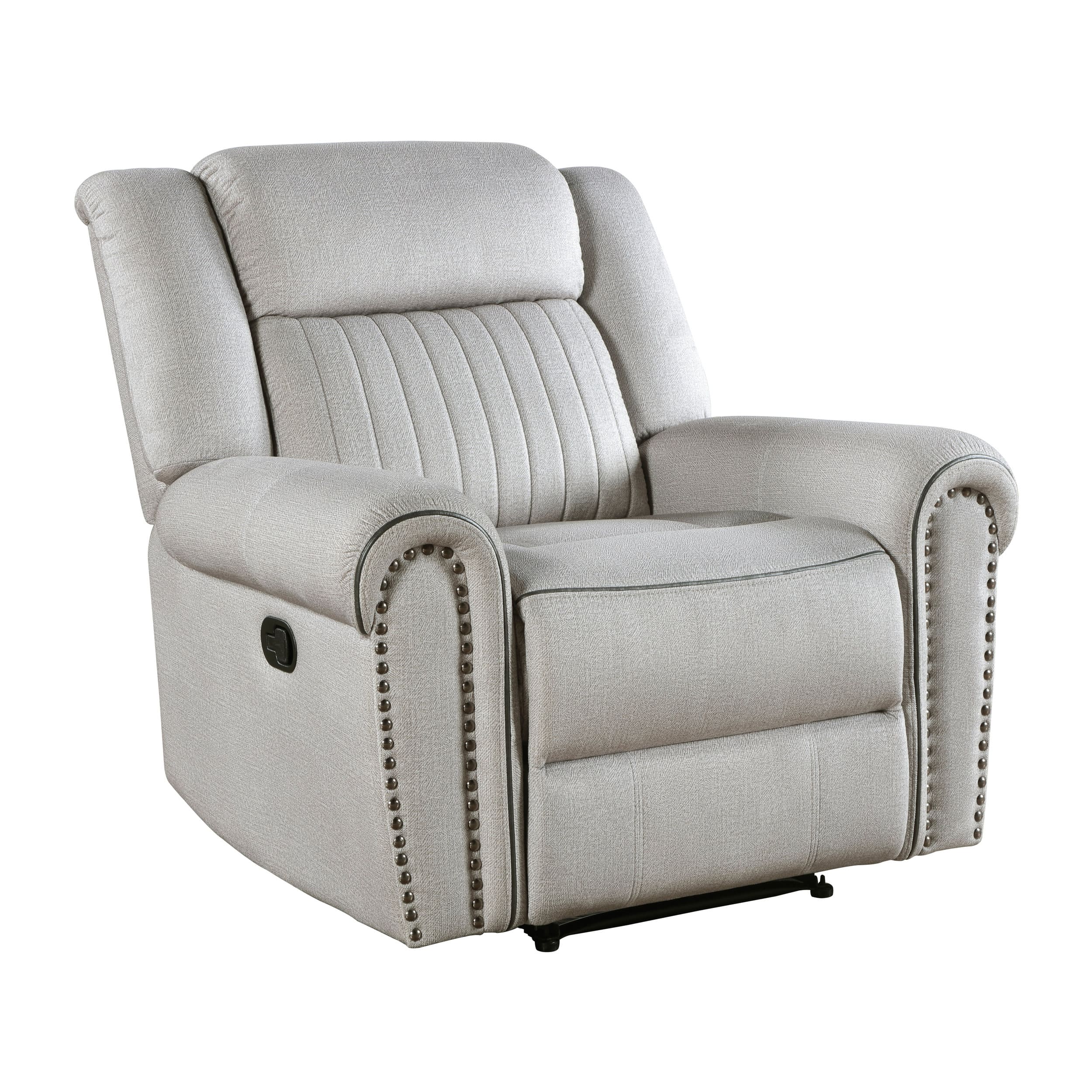 Brennen Microfiber Double Reclining Living Room Set