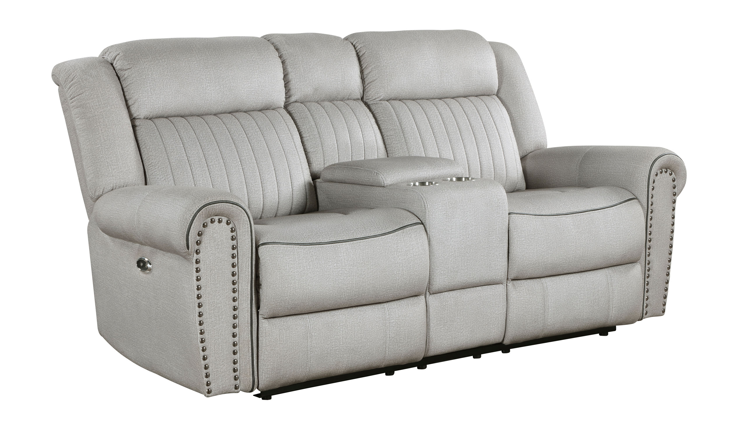 Brennen Microfiber Power Double Reclining Living Room Set