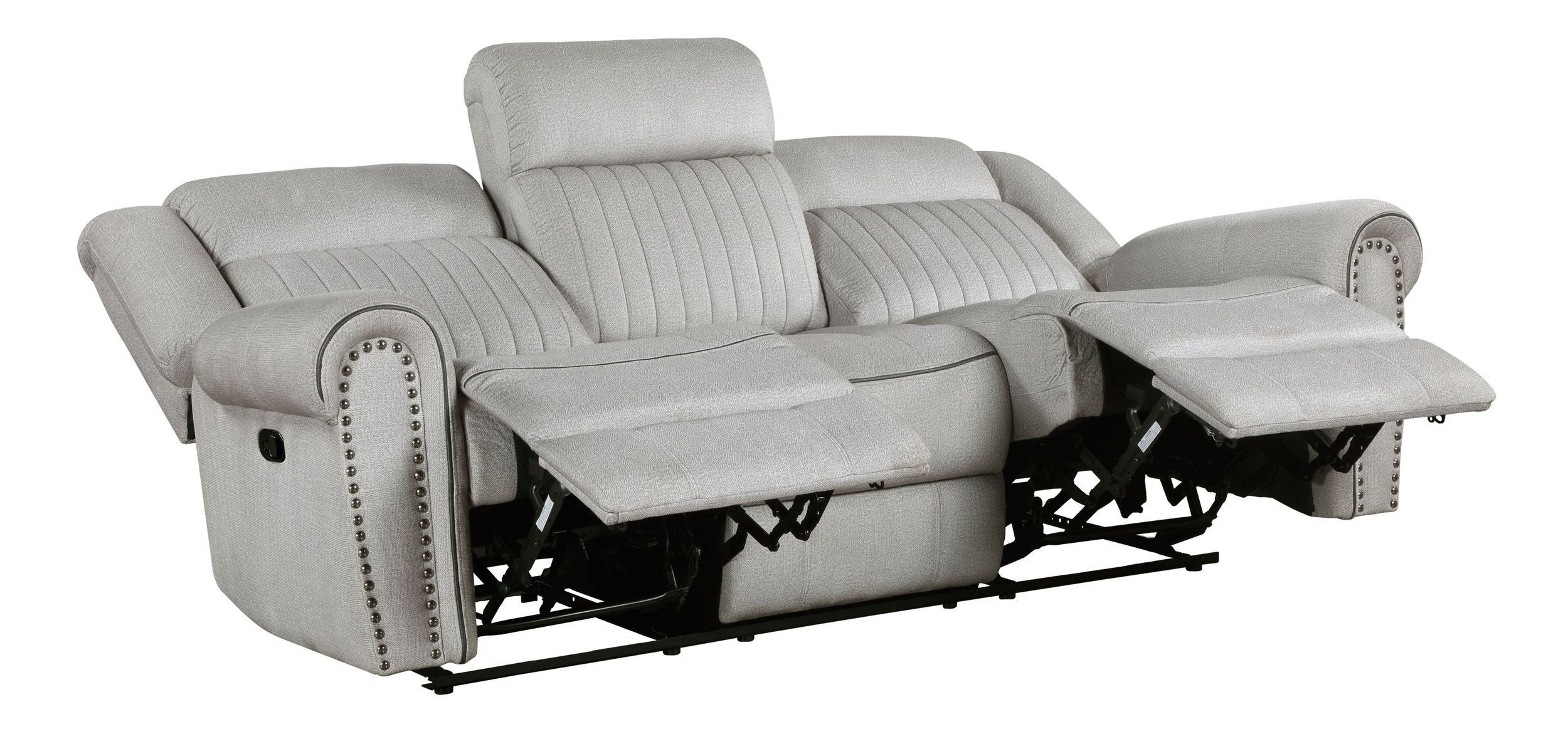 Brennen Microfiber Double Reclining Sofa