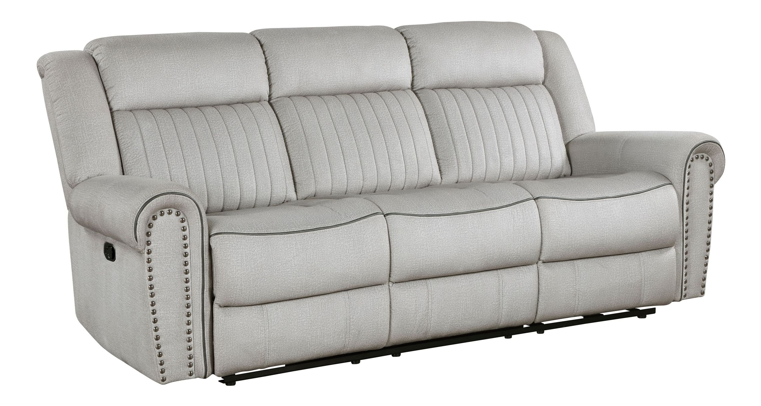 Brennen Microfiber Double Reclining Living Room Set