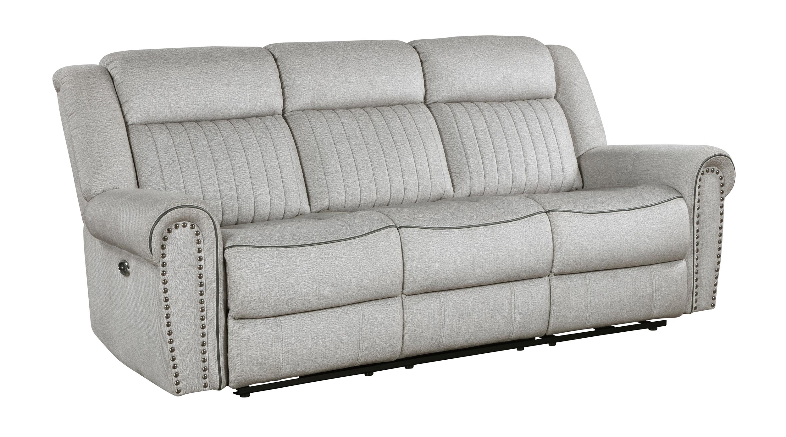 Brennen Microfiber Power Double Reclining Living Room Set