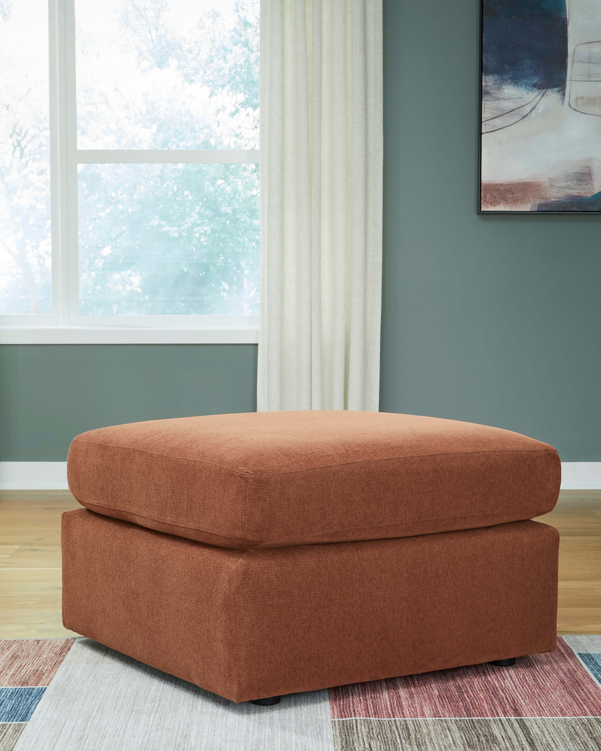 Modmax Polyester Oversized Accent Ottoman