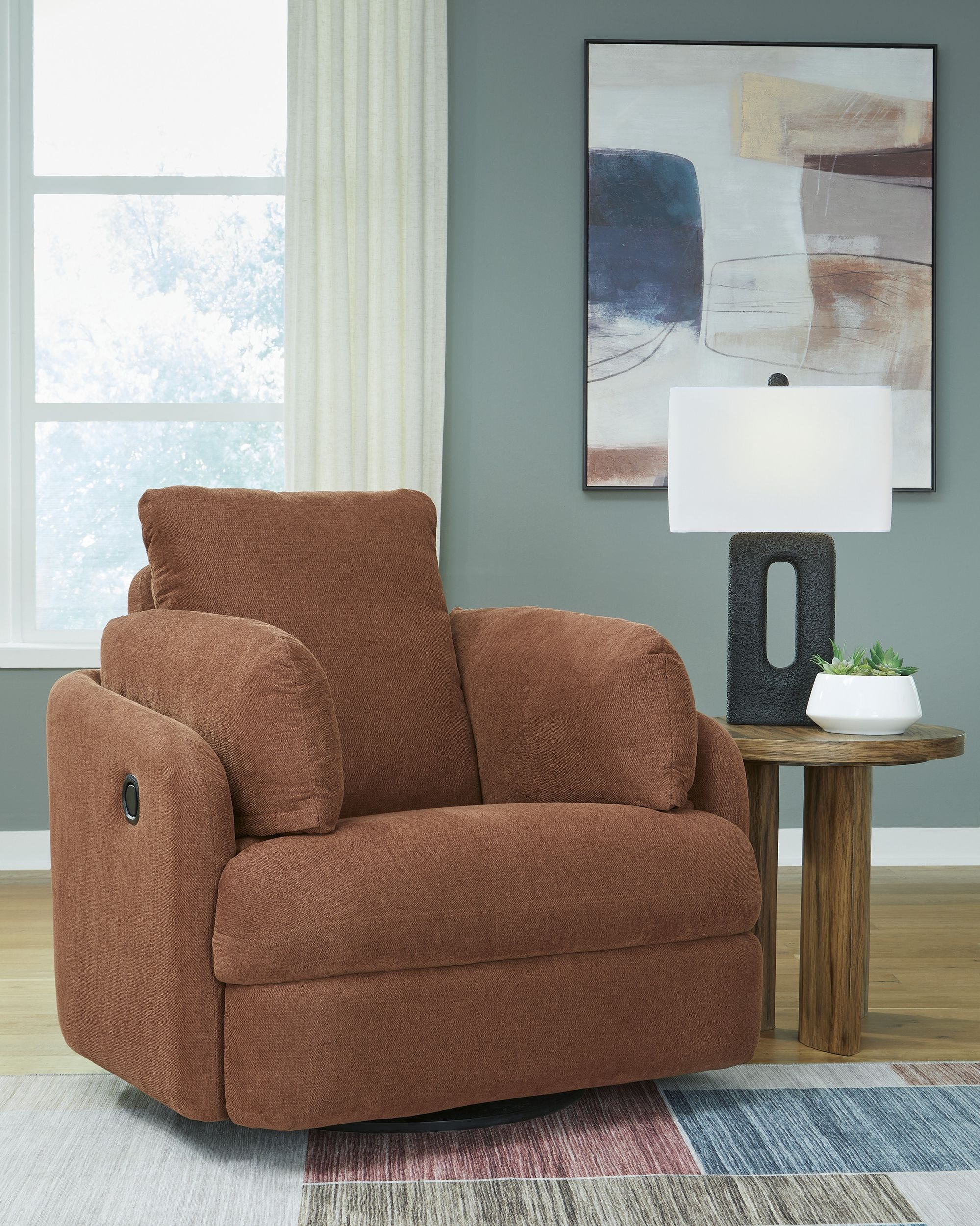 Modmax 6-Piece U-Shaped Polyester Sectional w/RAF Chaise & Audio Console