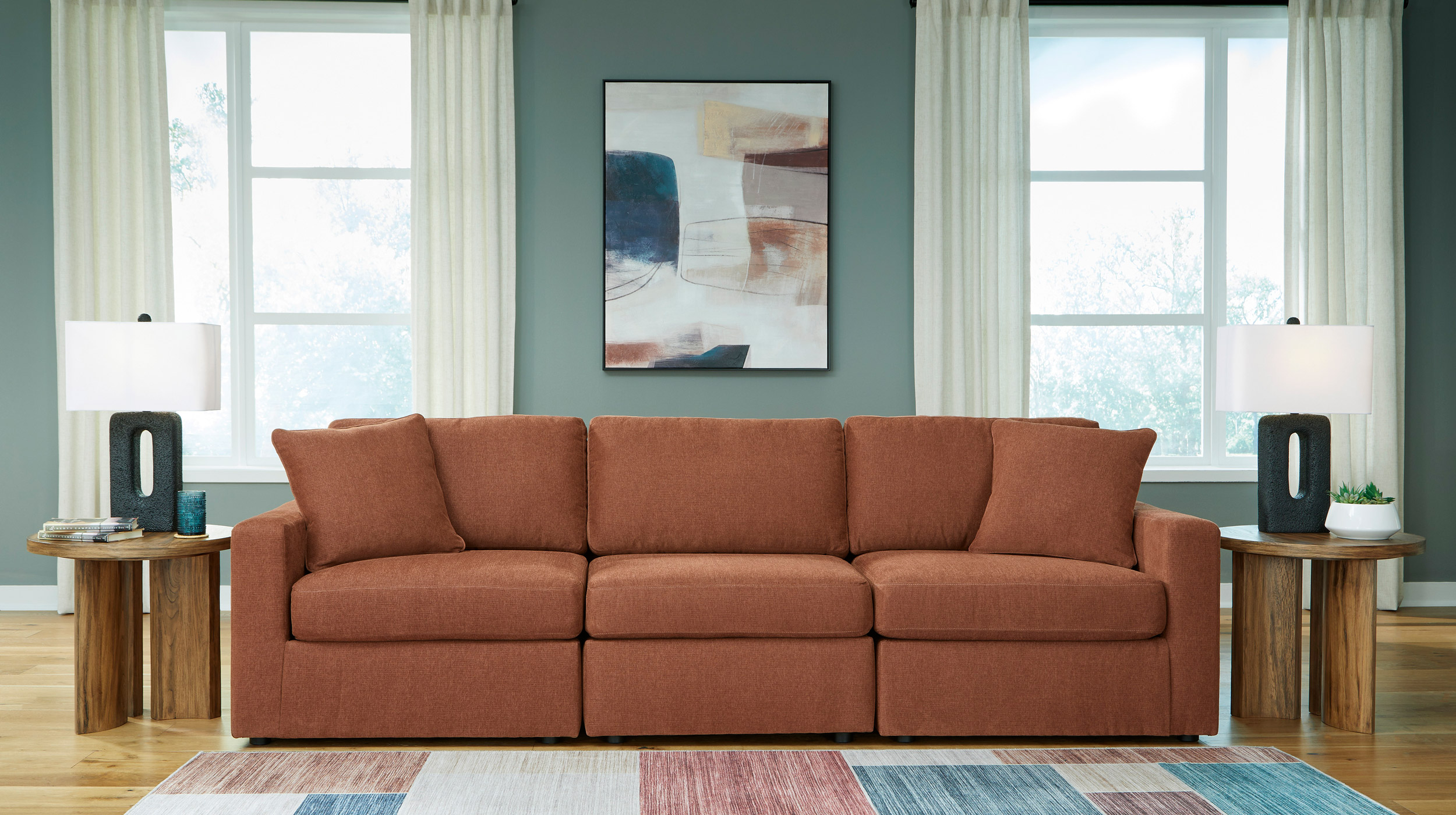 Modmax 3-Piece Polyester Modular Sofa