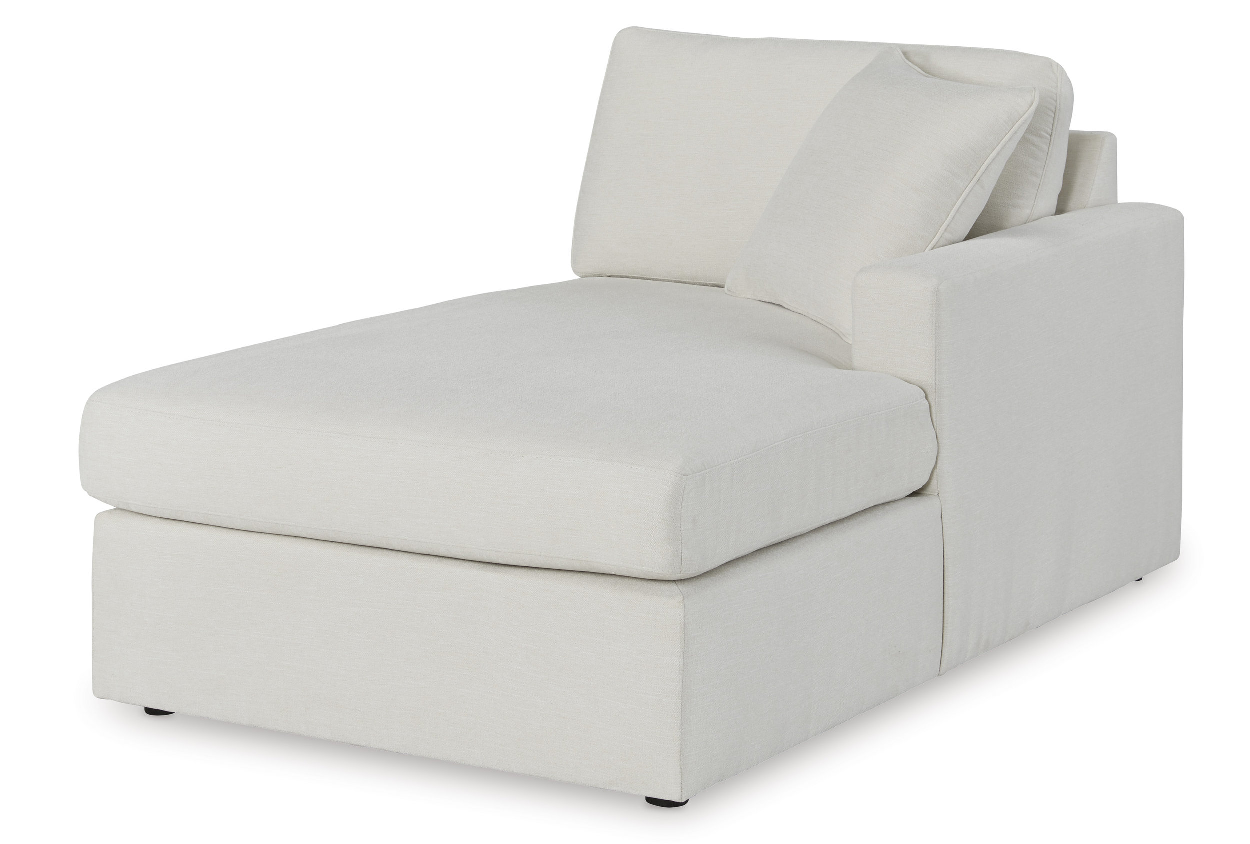 Modmax 6-Piece U-Shaped Polyester Sectional w/RAF Chaise & Audio Console