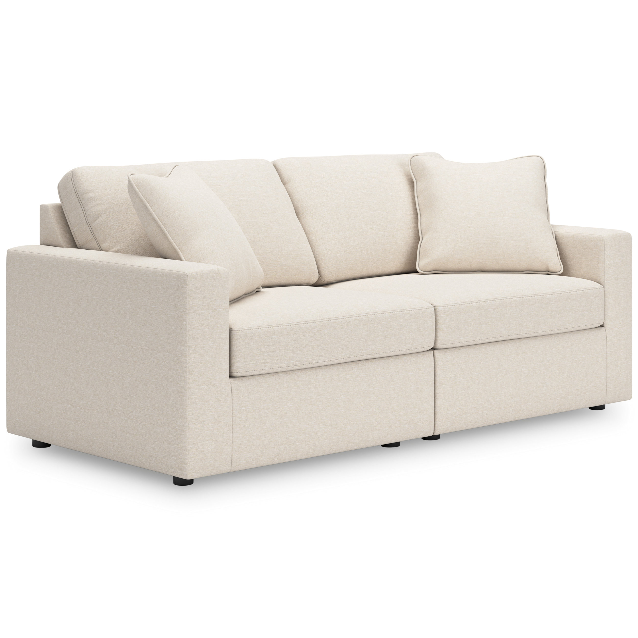 Modmax 2-Piece Polyester Modular Loveseat